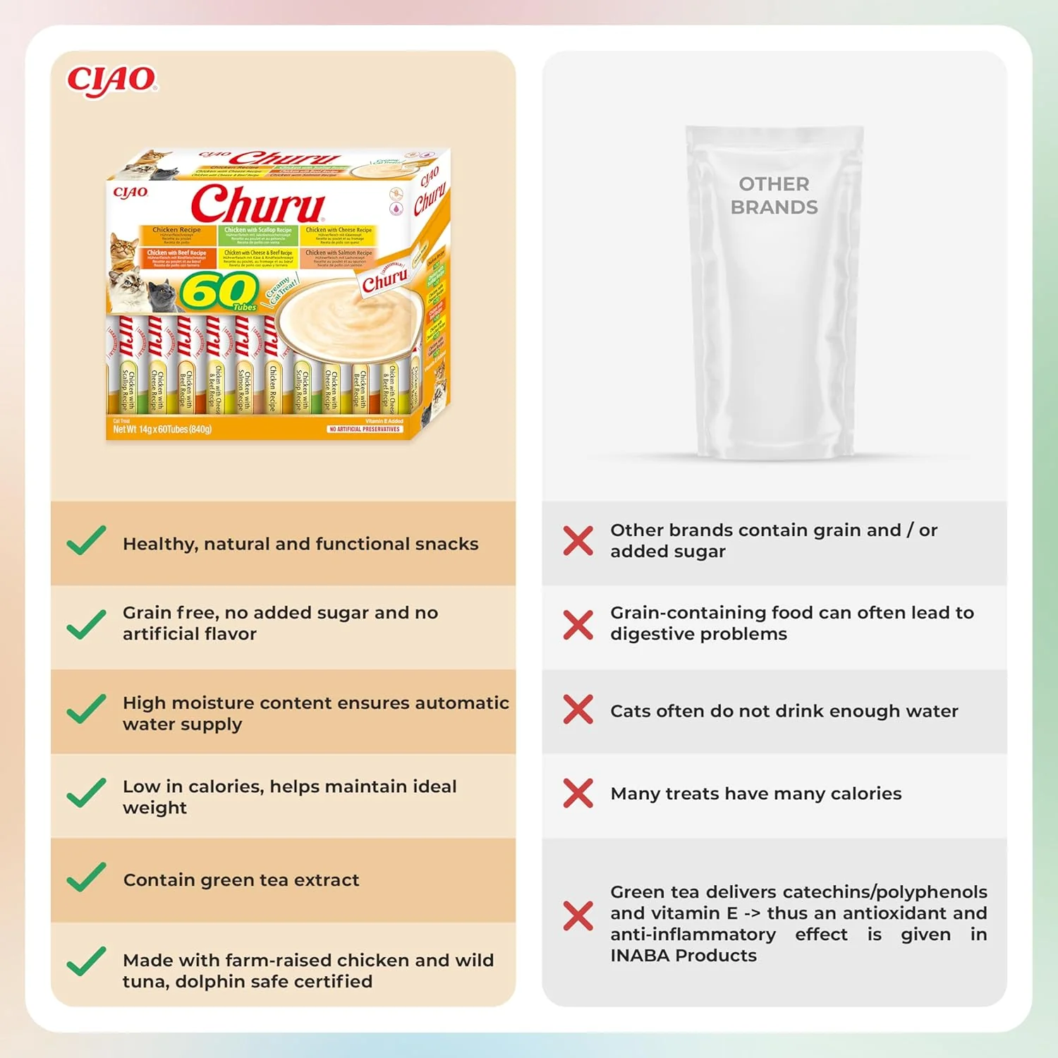 Ciao Churu 60 Pack Box Cat Treat - Chicken Variety - Image 3