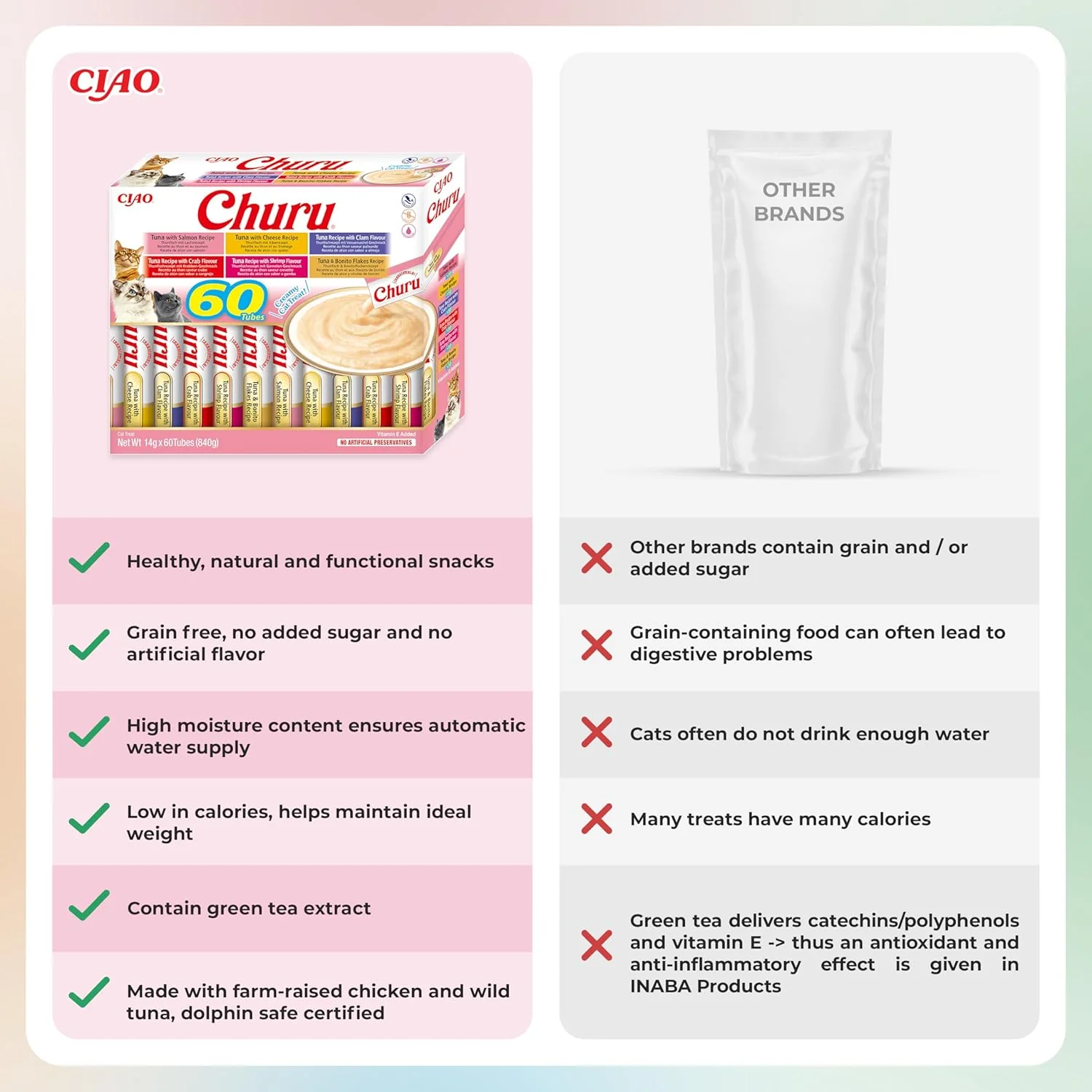 Ciao Churu 60 Pack Box Cat Treat - Tuna Varieties - Image 3