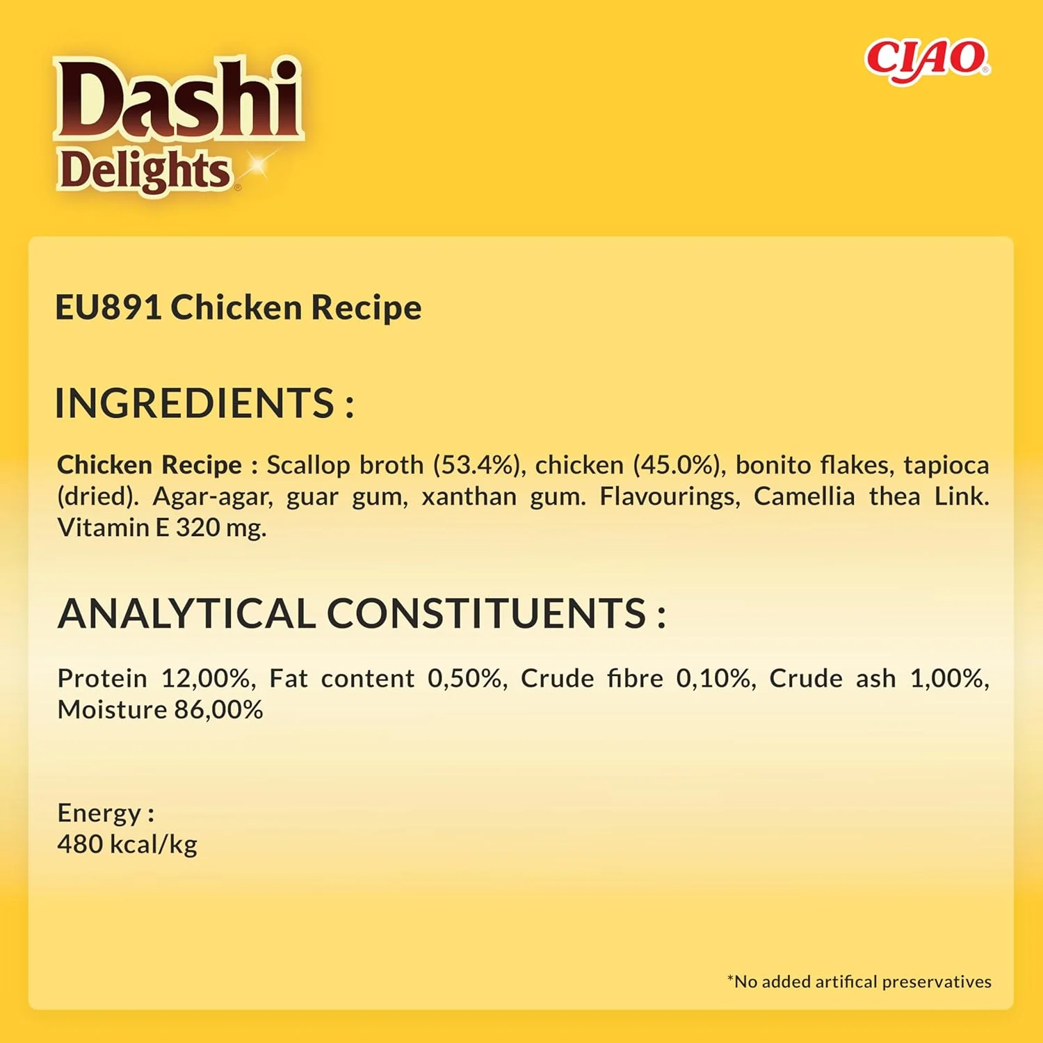 Ciao Dashi Delights Delicate Flakes Wet Cat Food - Chicken Recipe - Image 2