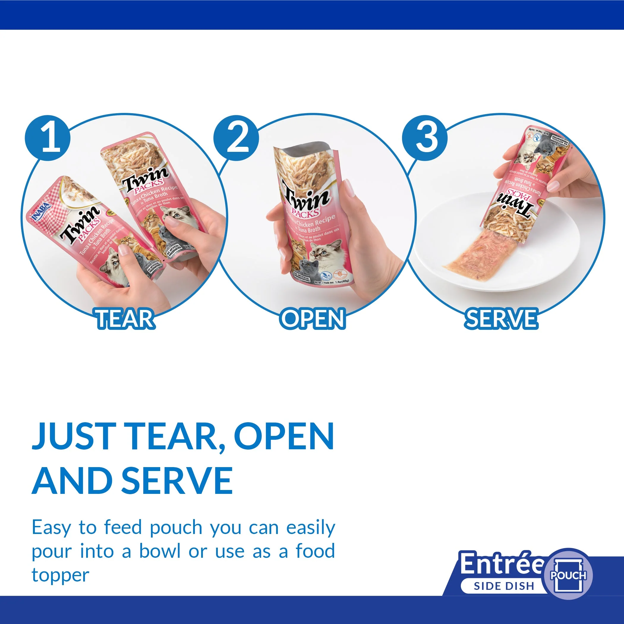 Ciao Twin Packs Wet Cat Food - Tuna & Chicken Recipe in Tuna Broth - Image 3