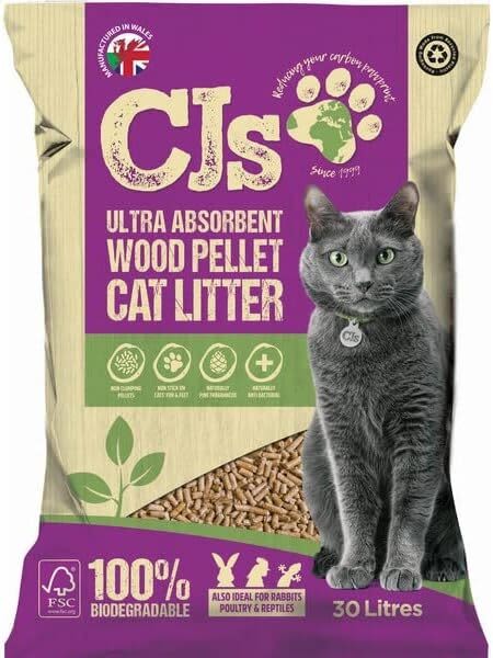 CJs Wood Pellet Cat Litter - Image 2