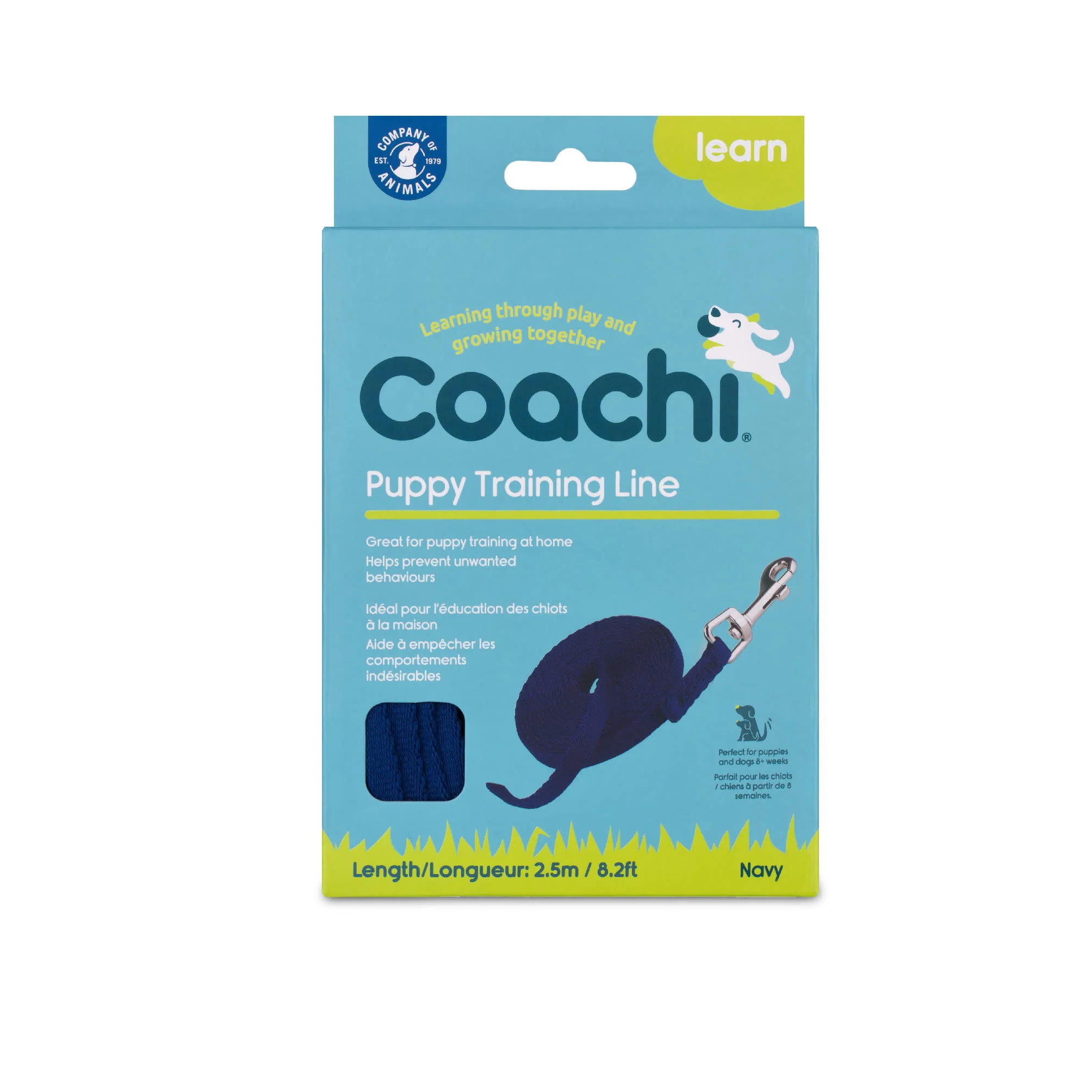Coachi Puppy Training Line for Dogs - Navy - Image 3