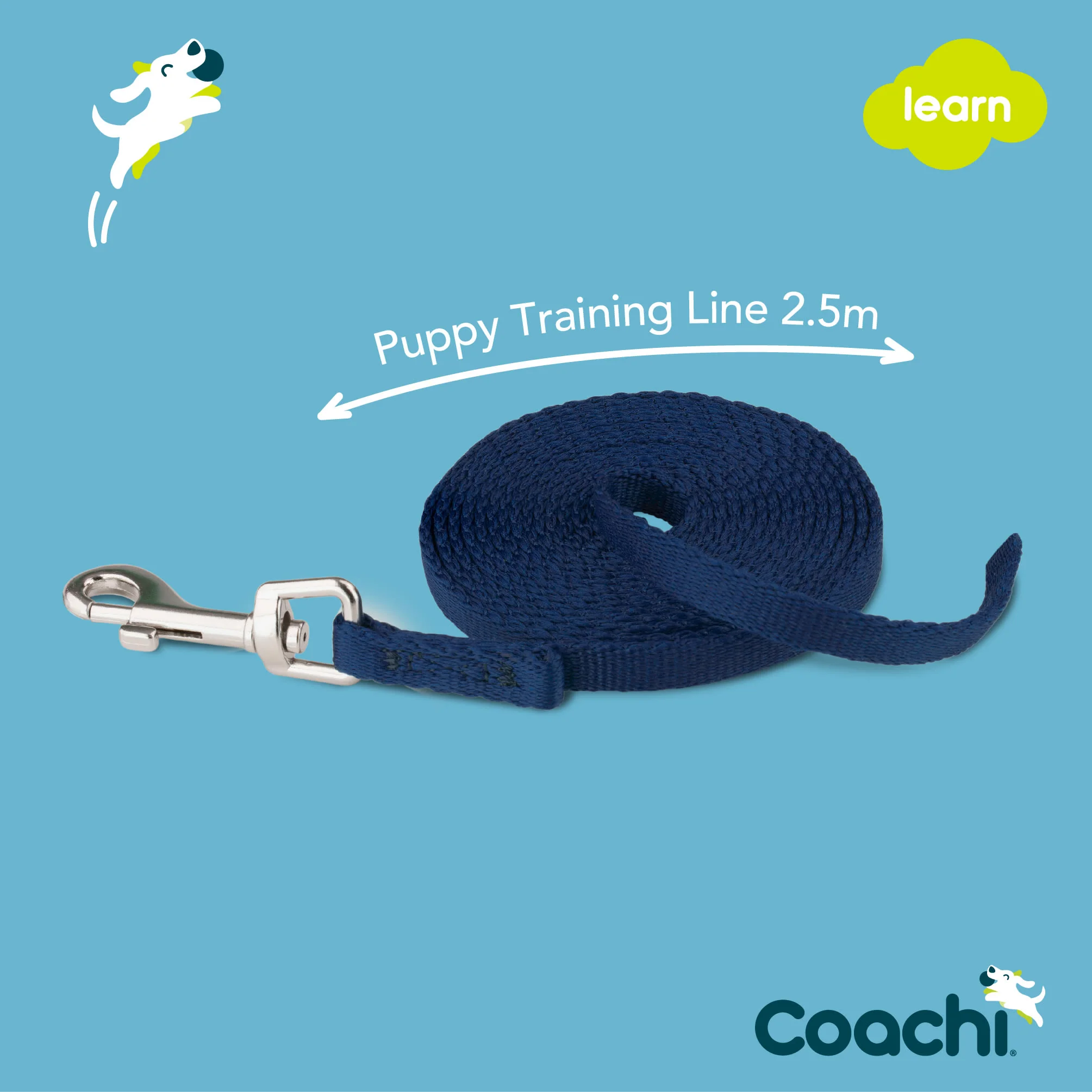 Coachi Puppy Training Line for Dogs - Navy - Image 6