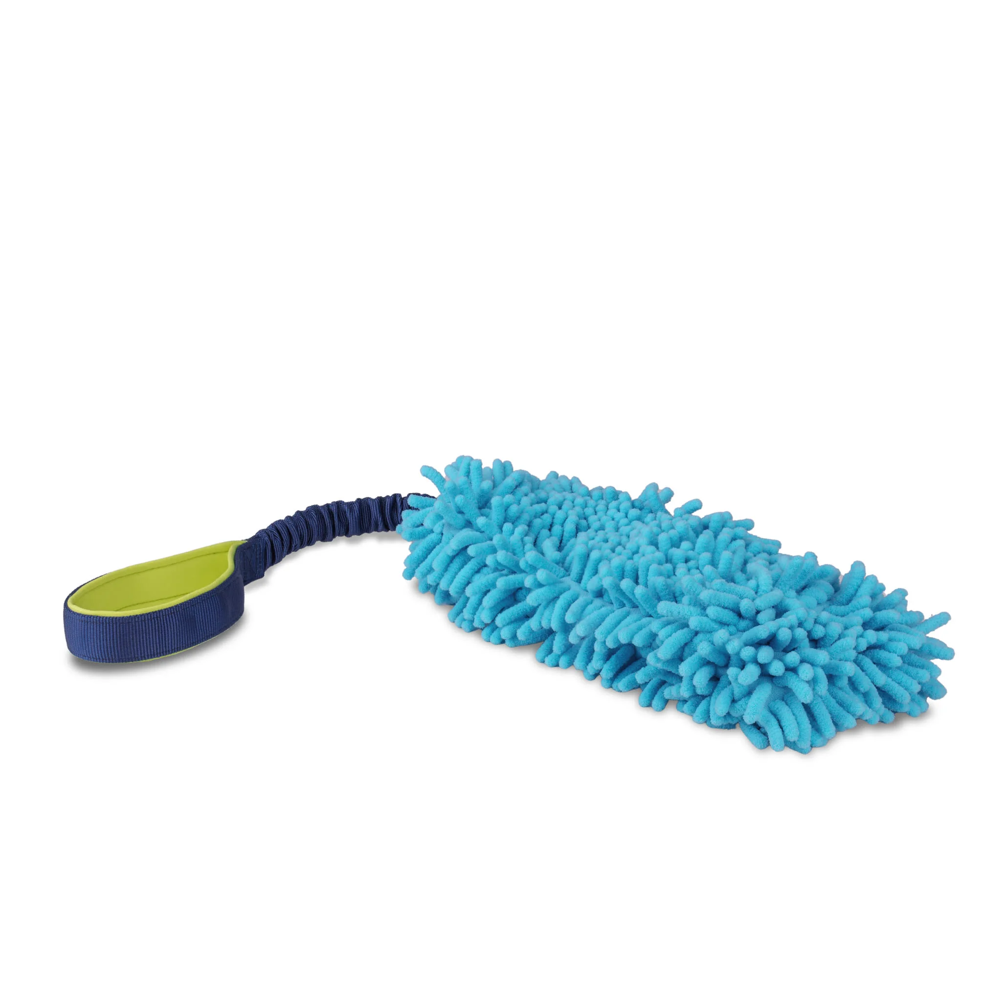 Coachi Tuggi Hide Toy for Dogs - Navy, Lime & Light Blue - Image 2