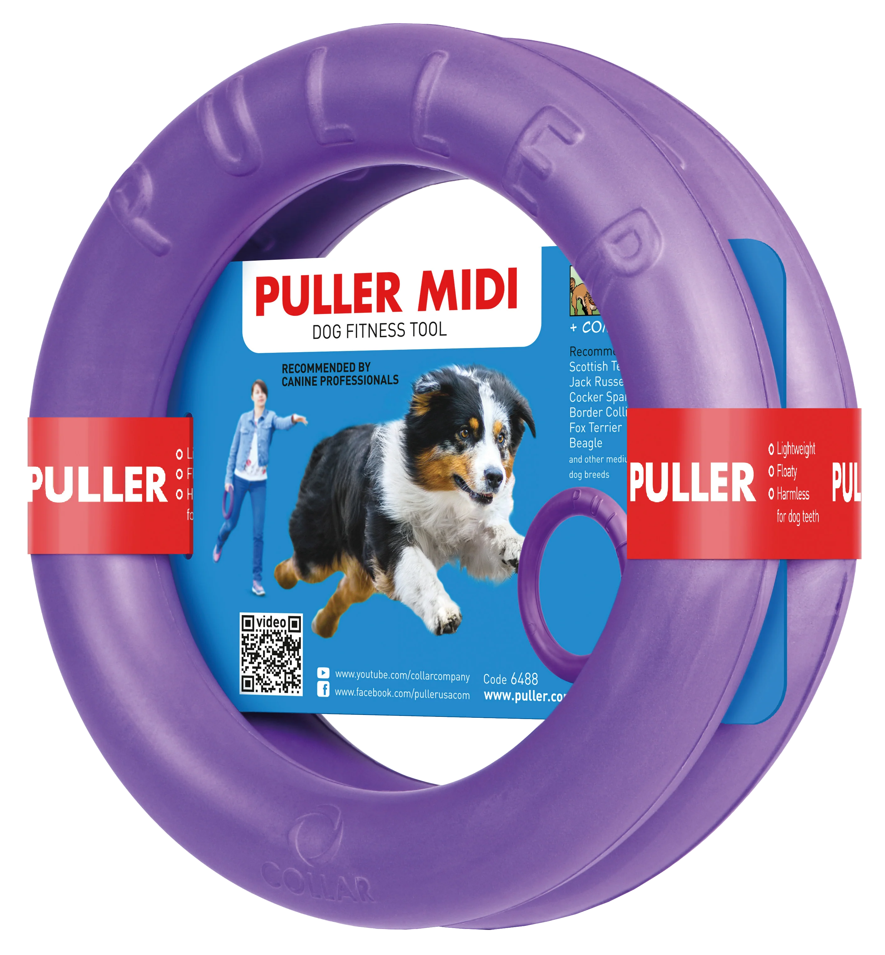 Collar Rubber Puller Dog Fitness Tool Midi
