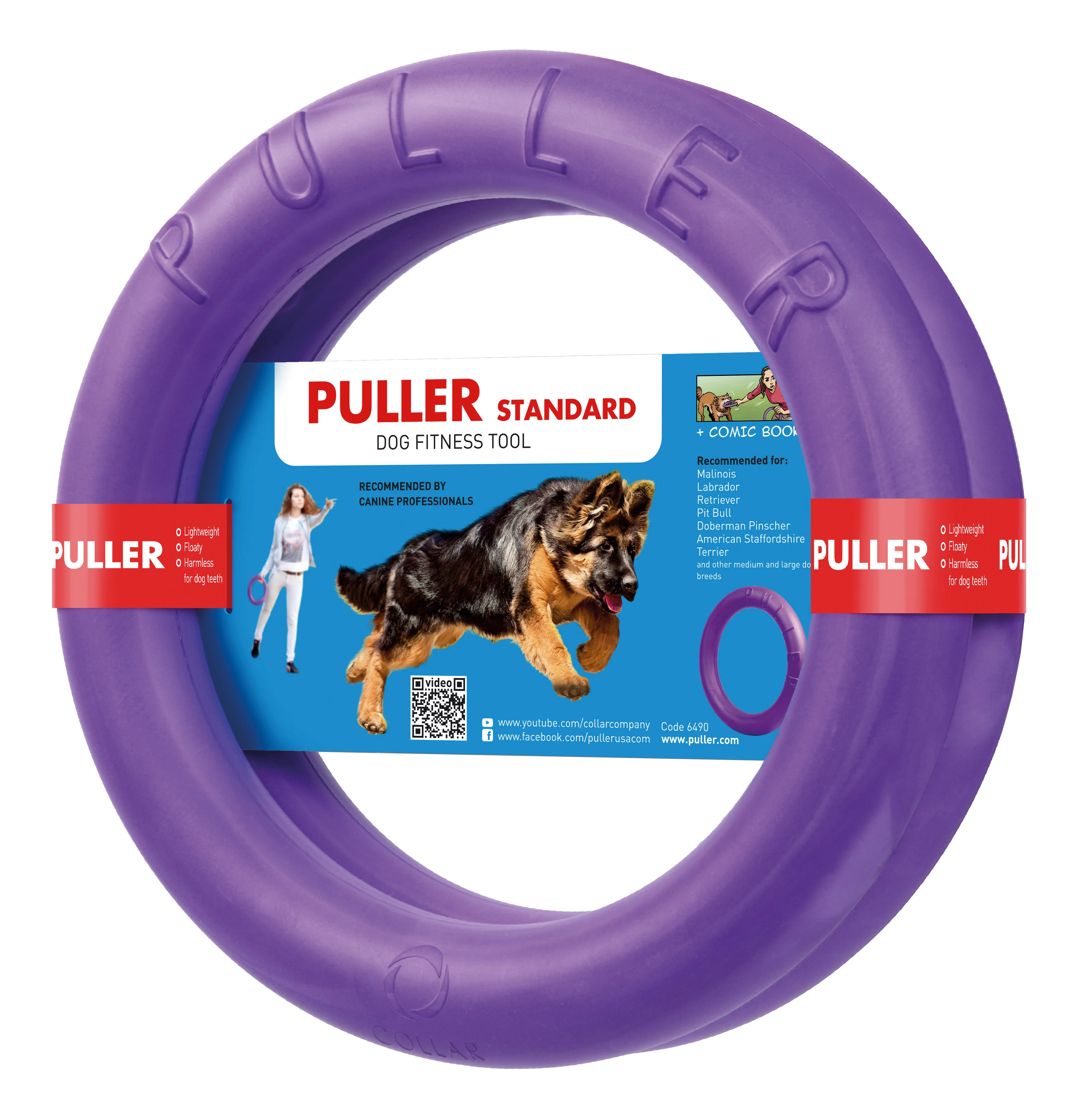 Collar Rubber Puller Dog Fitness Tool Standard