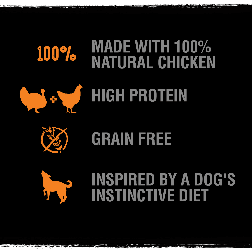 Crave Natural Grain Free Adult Dry Dog Food - Turkey & Chicken - Image 3