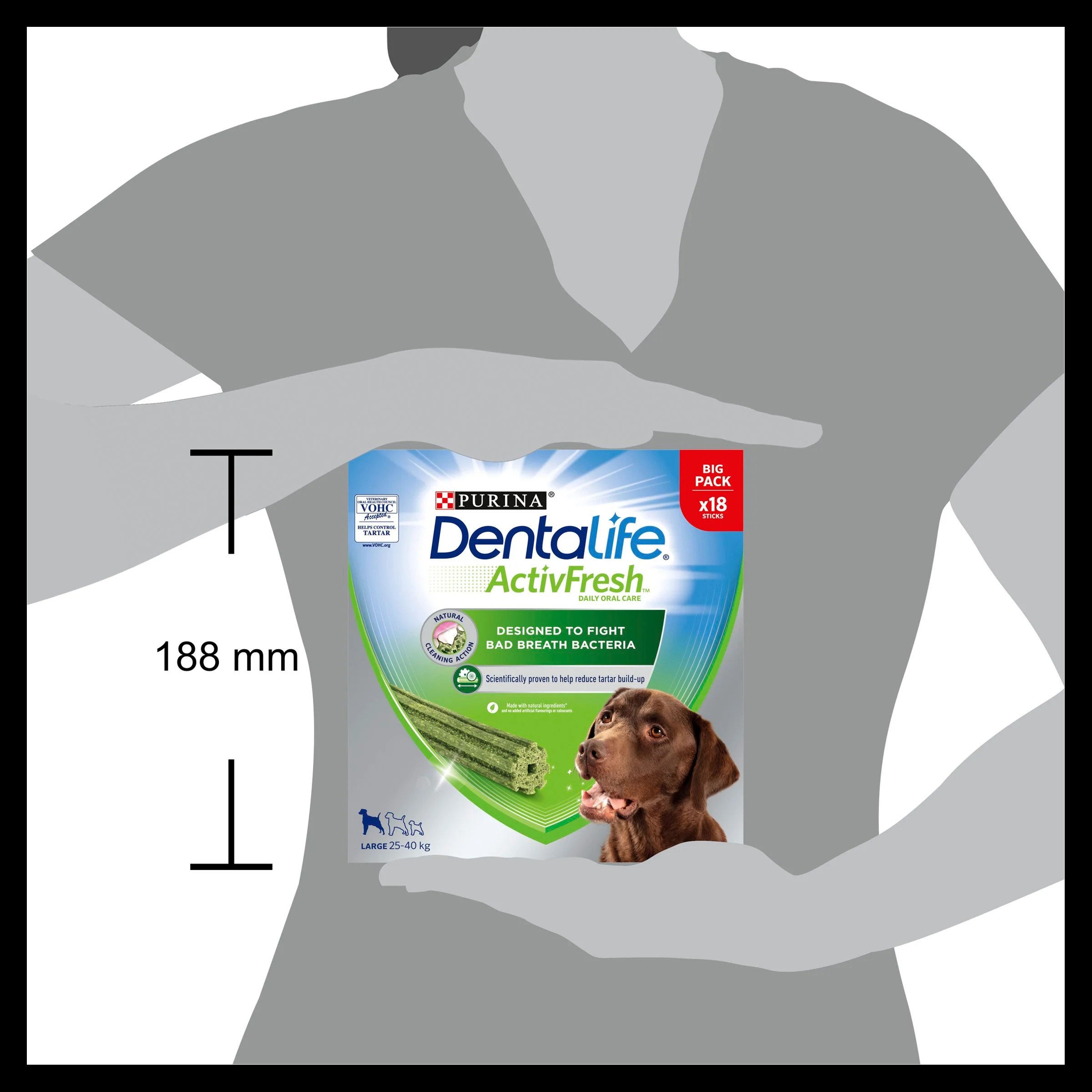 Dentalife ActivFresh Dental Chew Large Dog Treats - Image 7