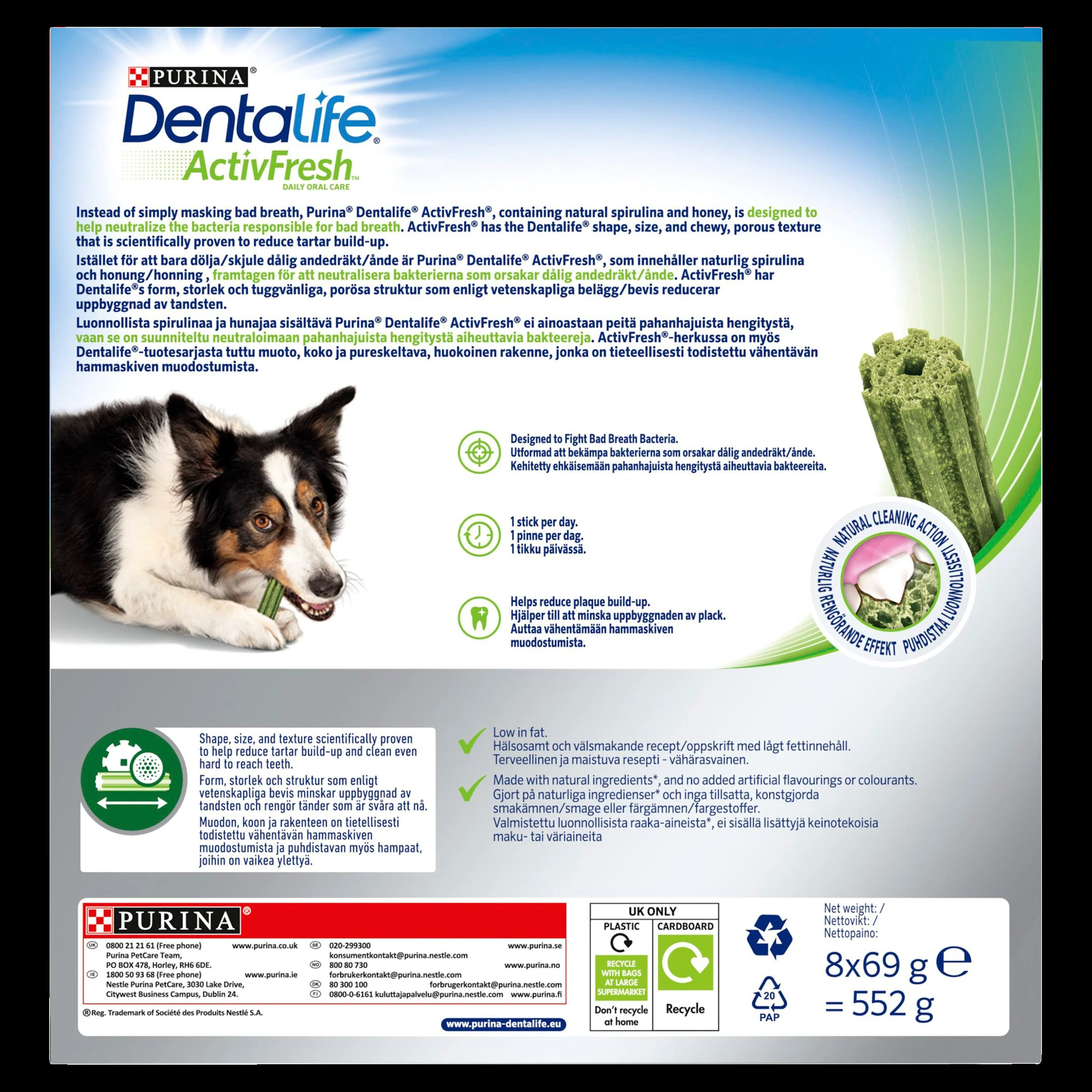 Dentalife ActivFresh Dental Chew Medium Dog Treats - Image 10