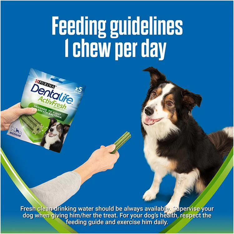 Dentalife ActivFresh Dental Chew Medium Dog Treats - Image 4