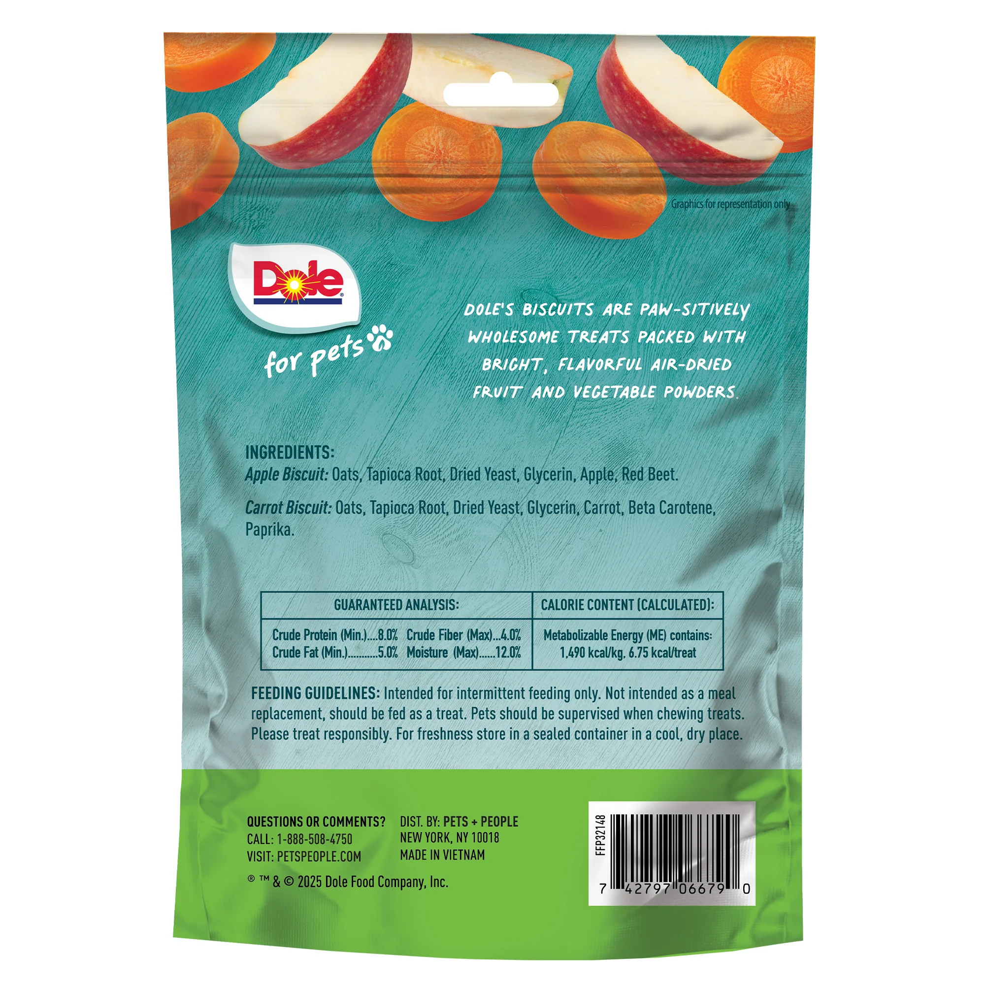 Dole Apple & Carrot Dog Biscuits - Image 3