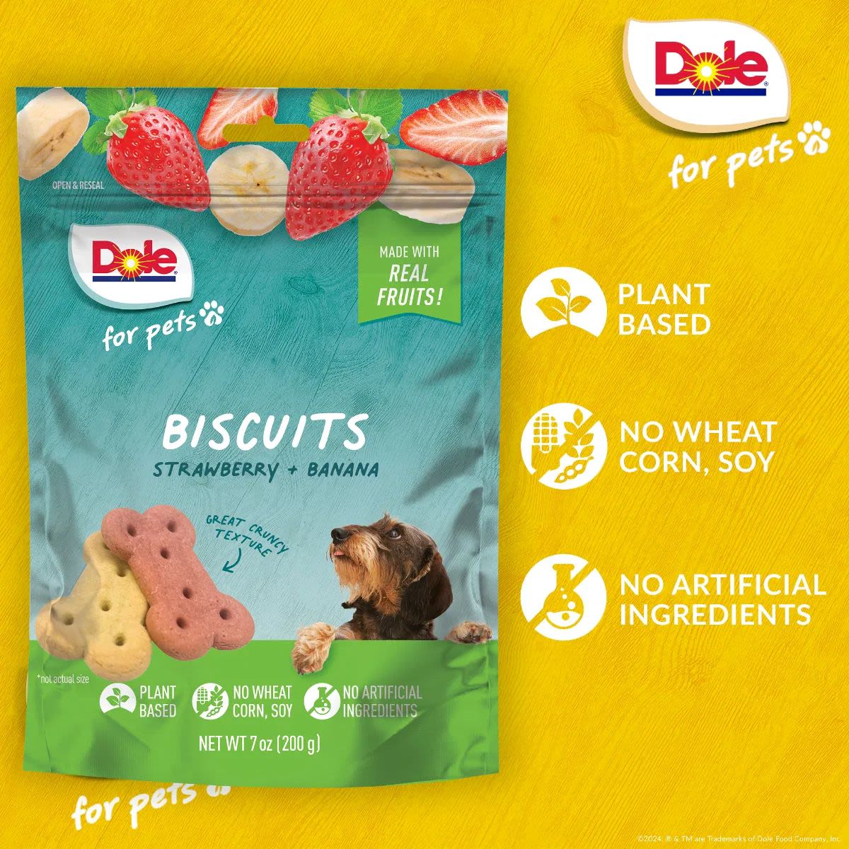 Dole Banana & Strawberry Dog Biscuits - Image 4
