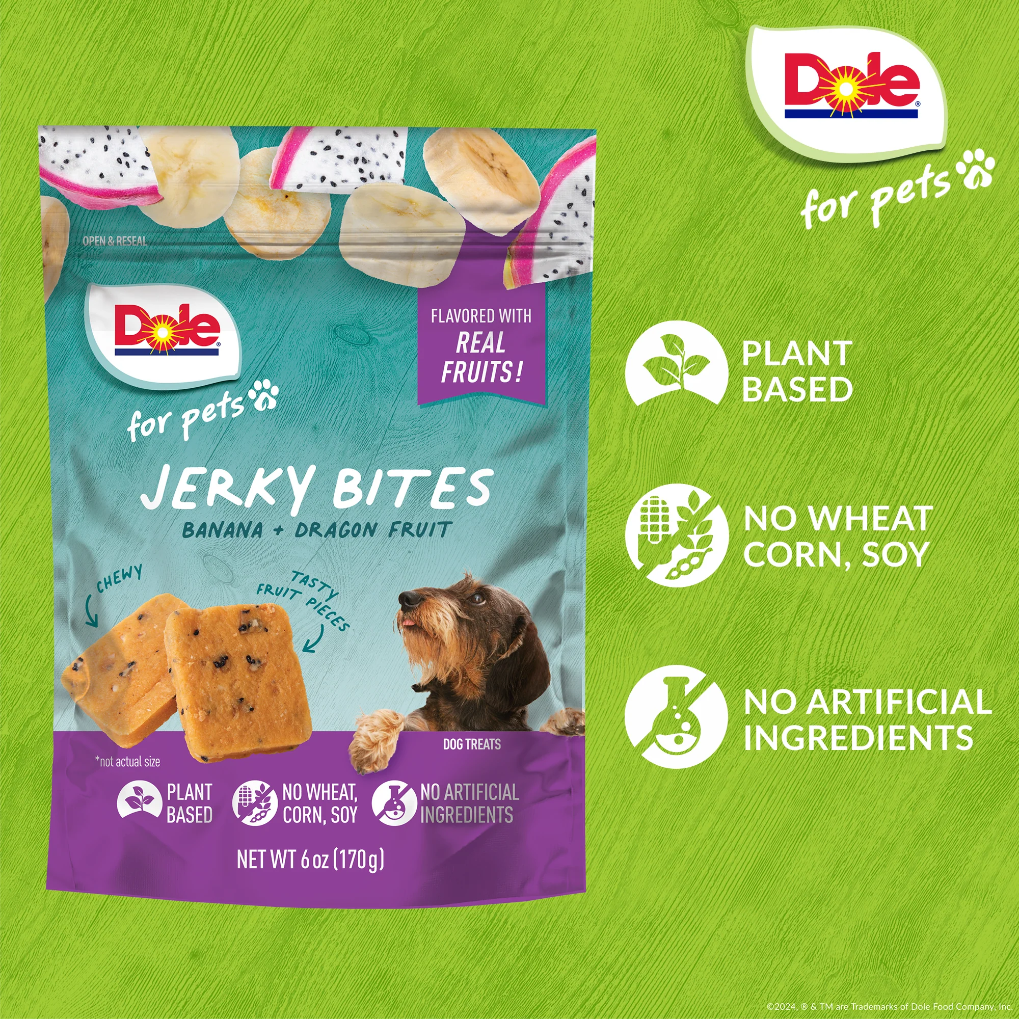 Dole Plant Based Banana & Dragonfruit Dog Jerky - Image 6