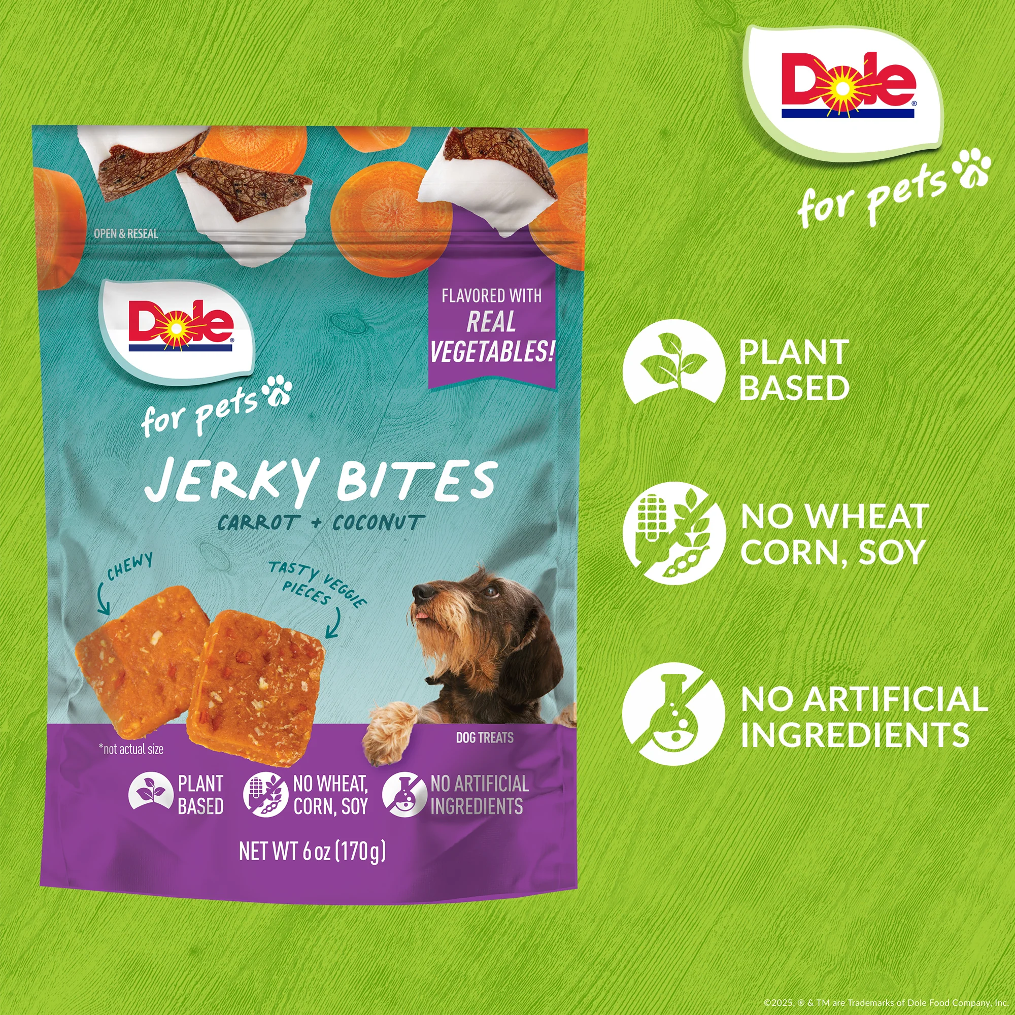 Dole Plant Based Carrot & Coconut Dog Jerky - Image 6