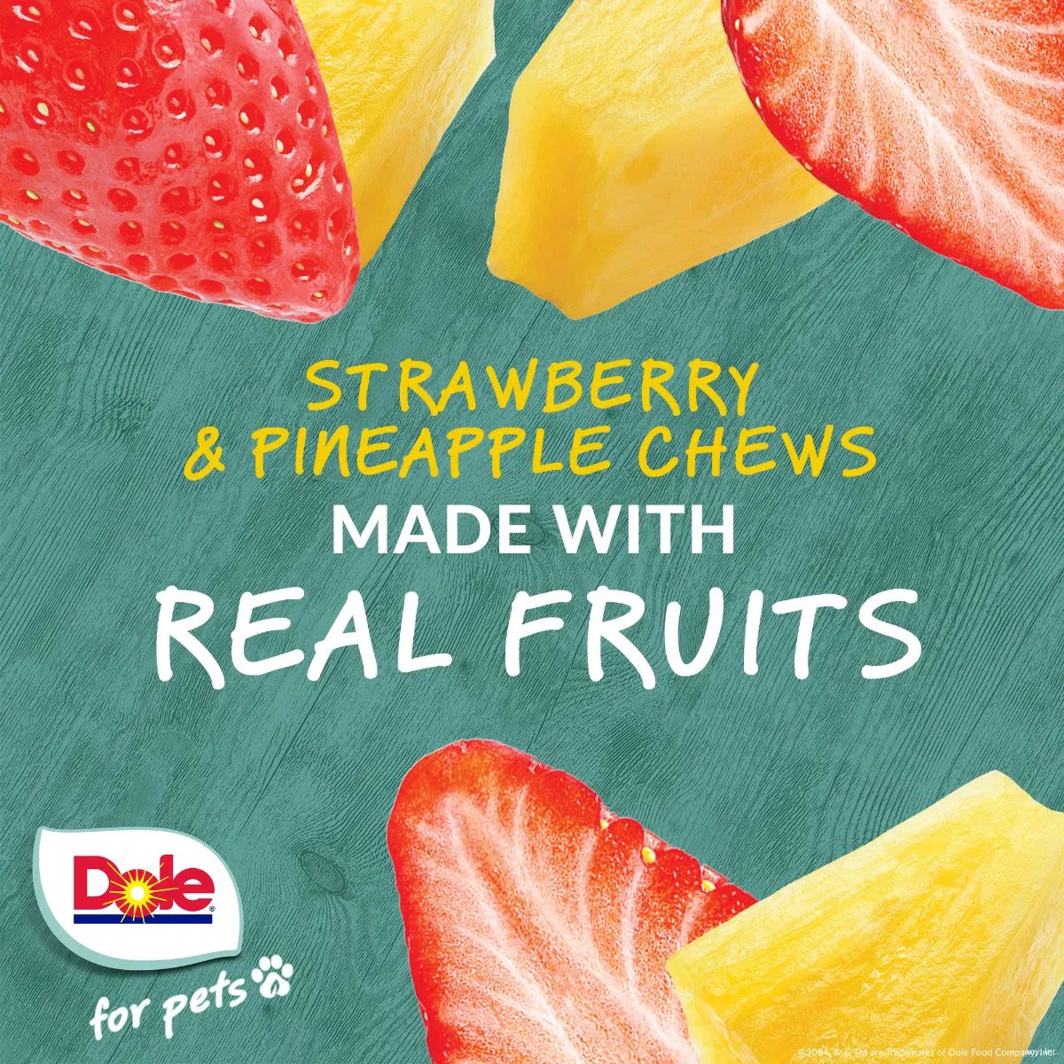 Dole Strawberry & Pineapple Dog Chews - Image 4