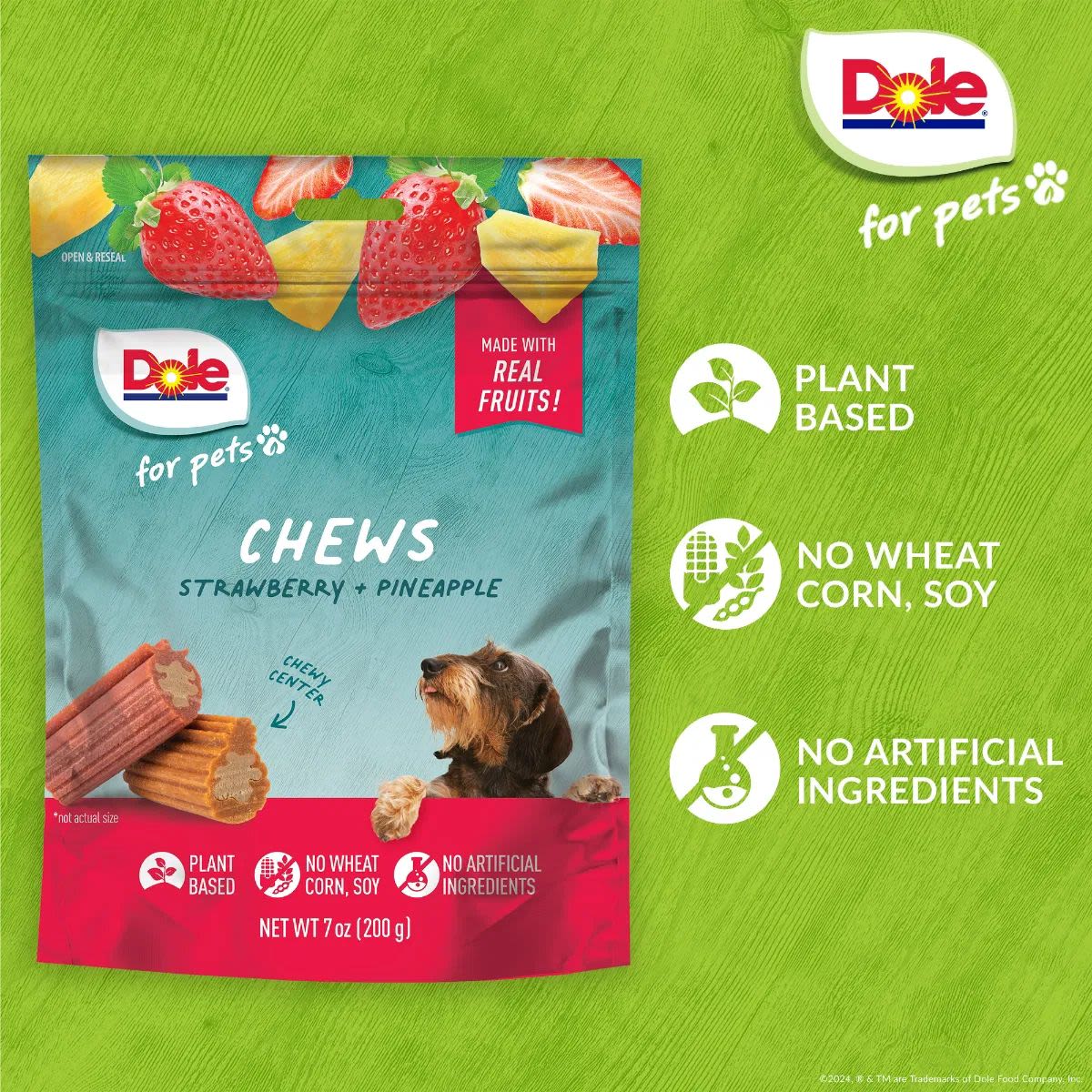 Dole Strawberry & Pineapple Dog Chews - Image 5