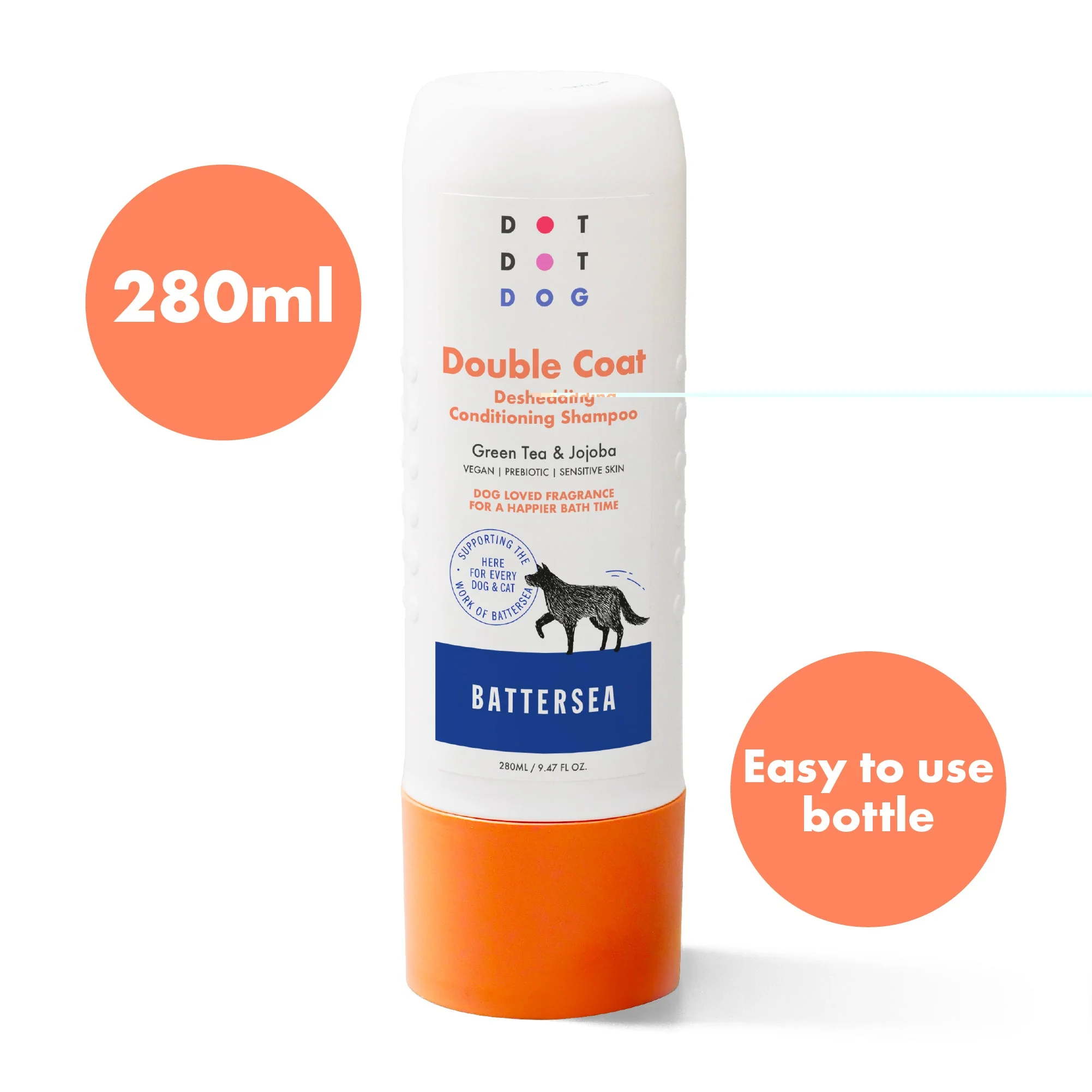 DotDotPet Battersea Double Coat Deshedding Dog Shampoo - Image 2