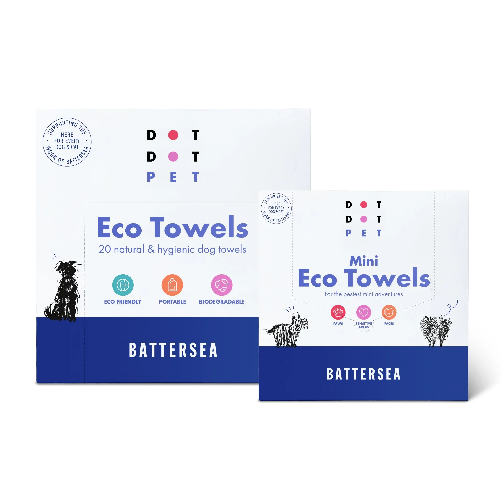 DotDotPet Battersea Mini Eco Towels for Dogs - Image 3