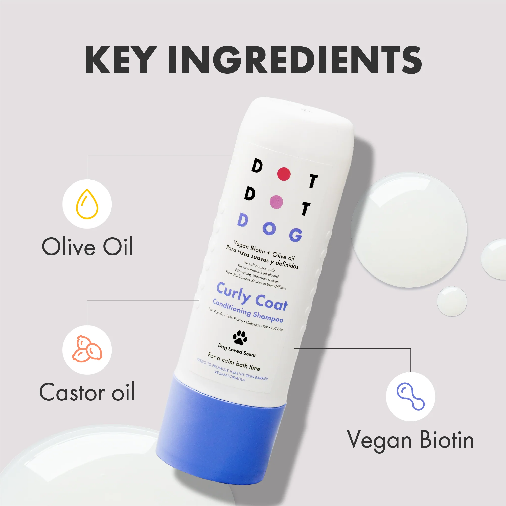 DotDotPet Curly Coat Conditioning Dog Shampoo - Image 2
