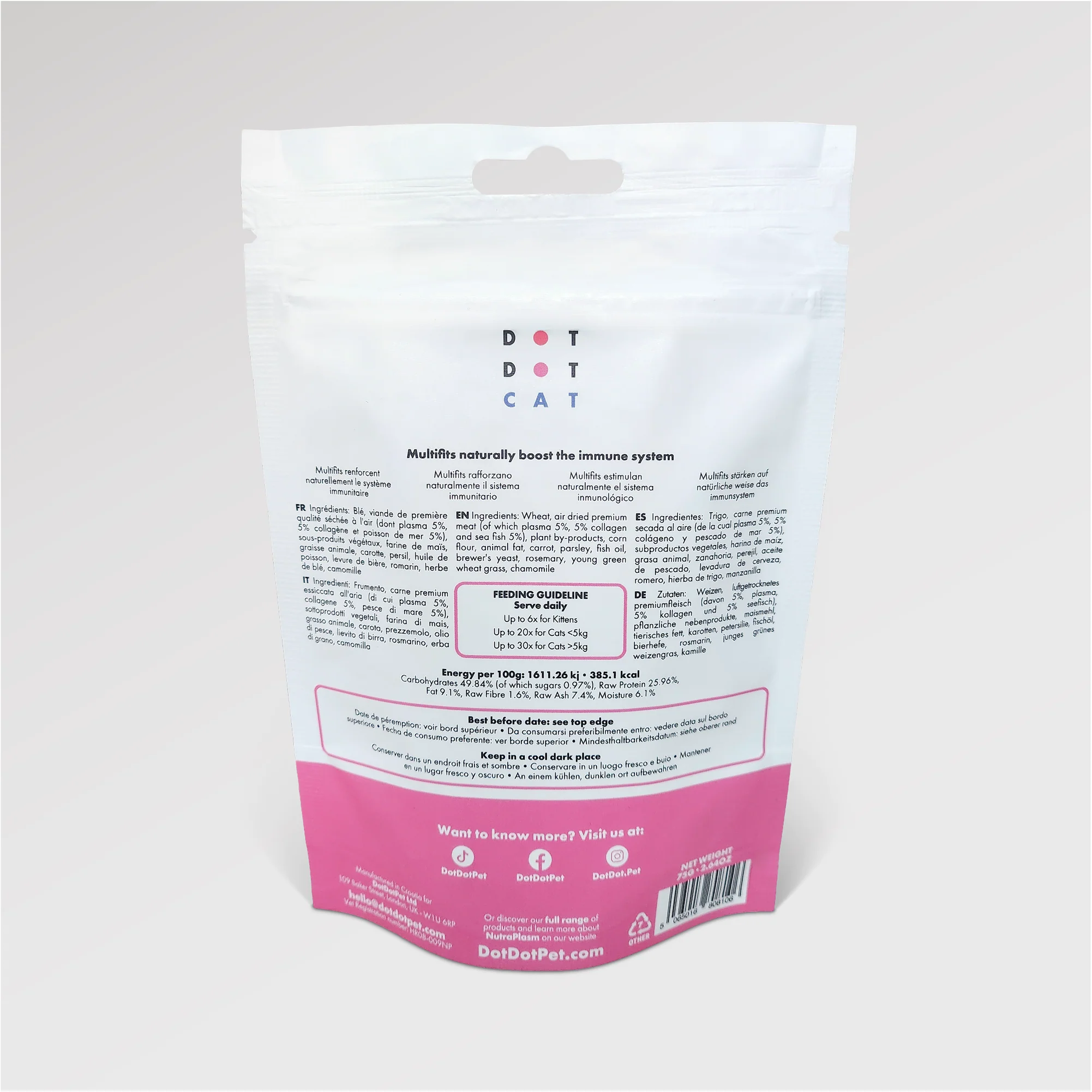 DotDotPet Multifit Multivitamins Cat Supplements - Image 2