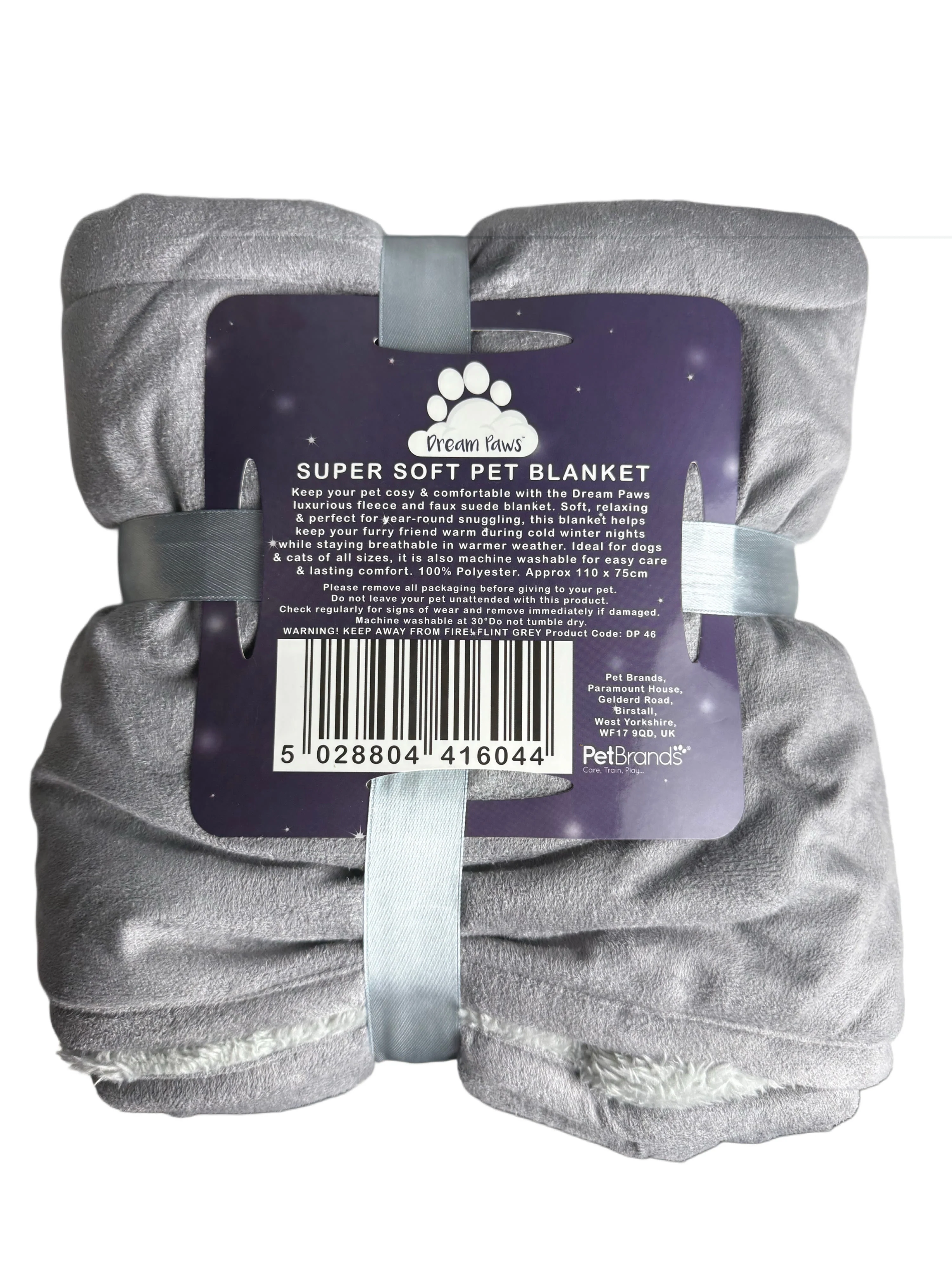 Dream Paws Pet Blanket - Flint Grey - Image 2