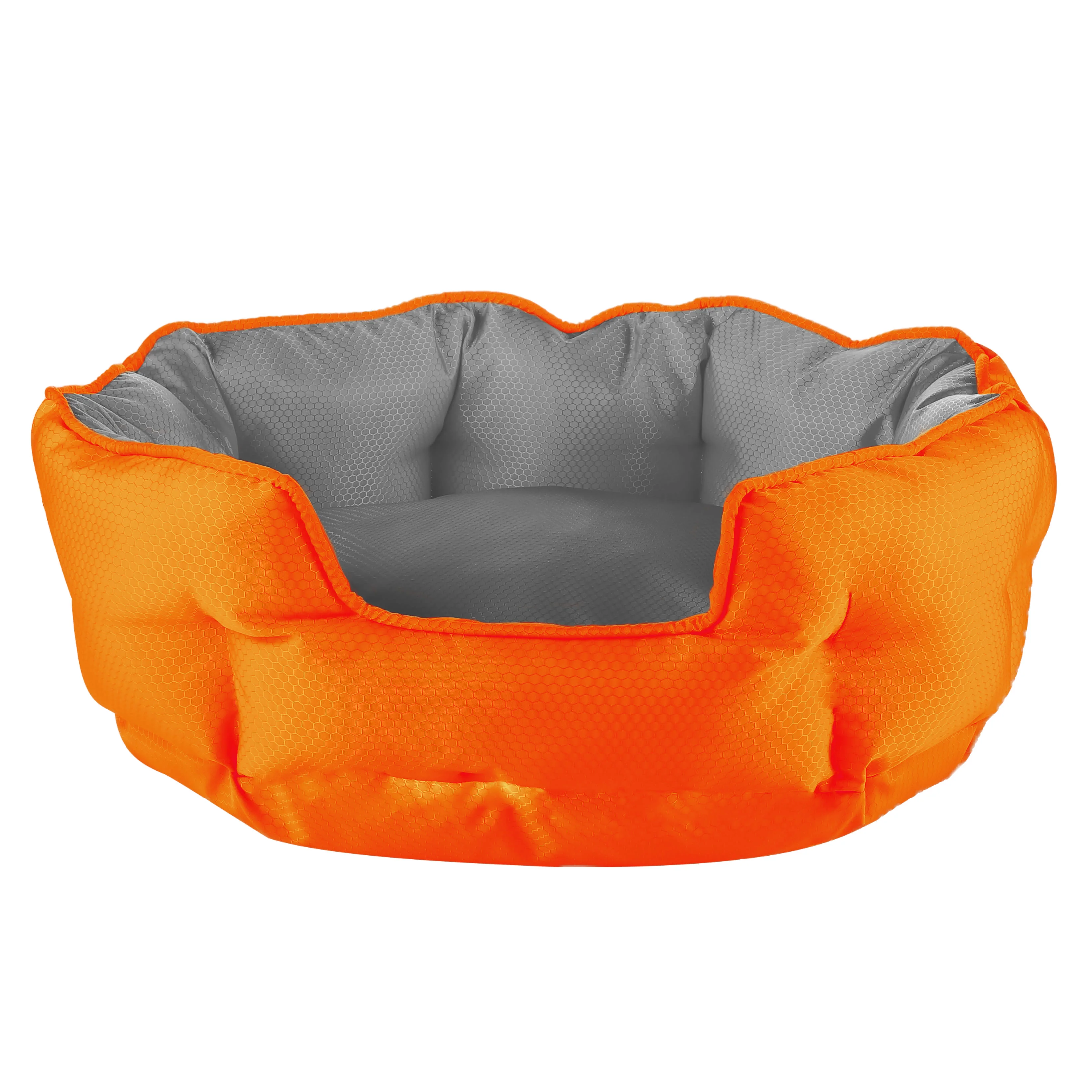 Dream Paws Reversible Water Resistant Grey Dog Travel Bed - Image 2