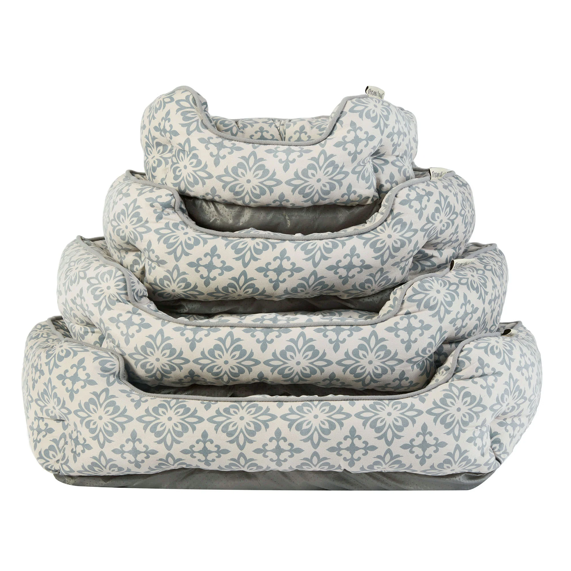Dream paws Scalloped Grey Pet Bed - Image 14