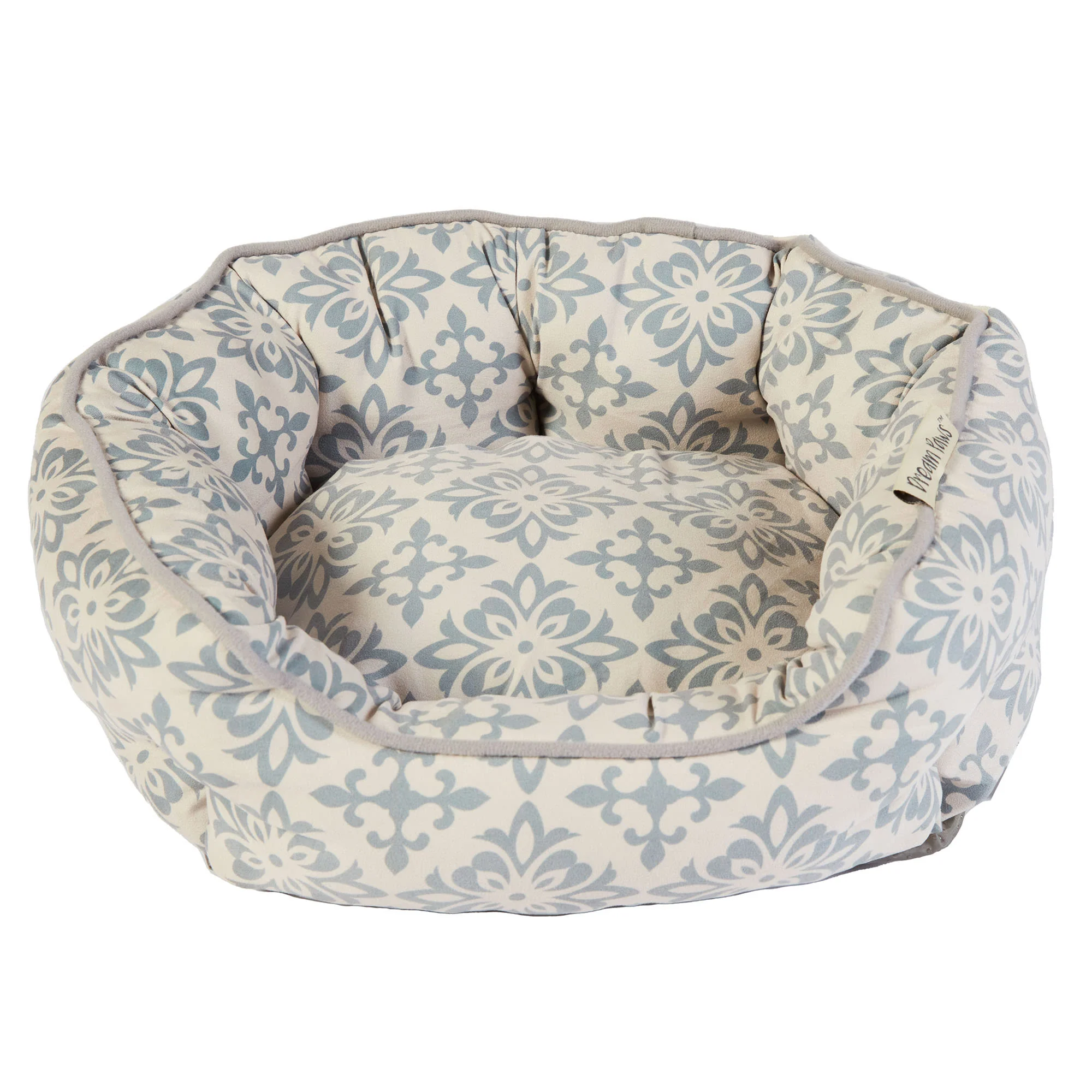 Dream paws Scalloped Grey Pet Bed - Image 18