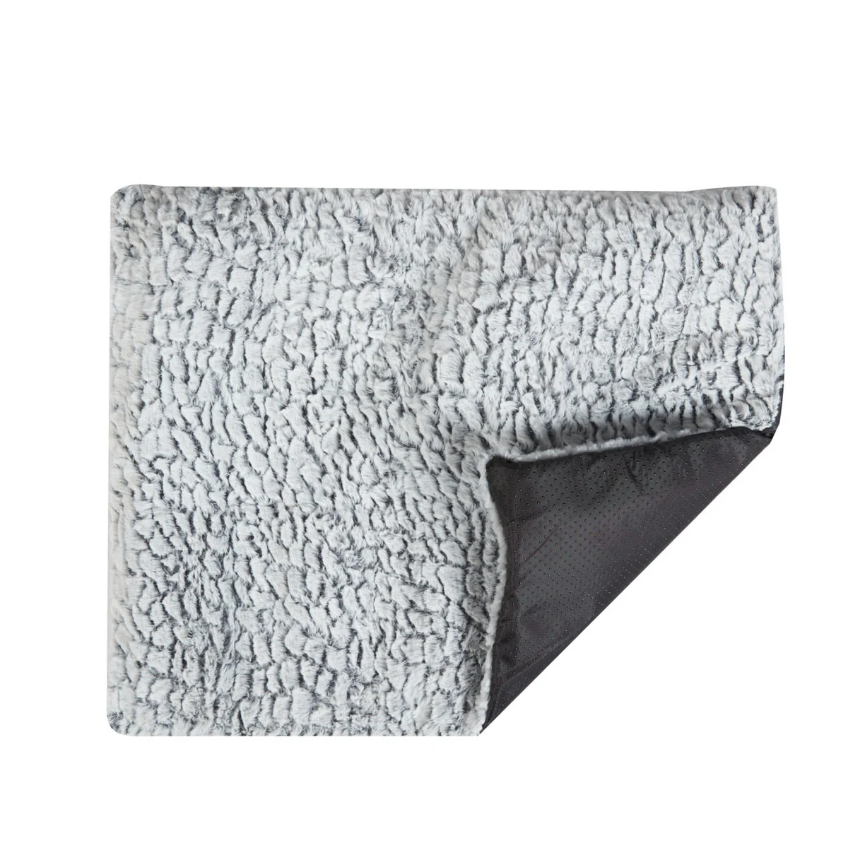 Dream Paws Self Heating Dog & Cat Mat With Soft Plush Cover - Grey - Image 2