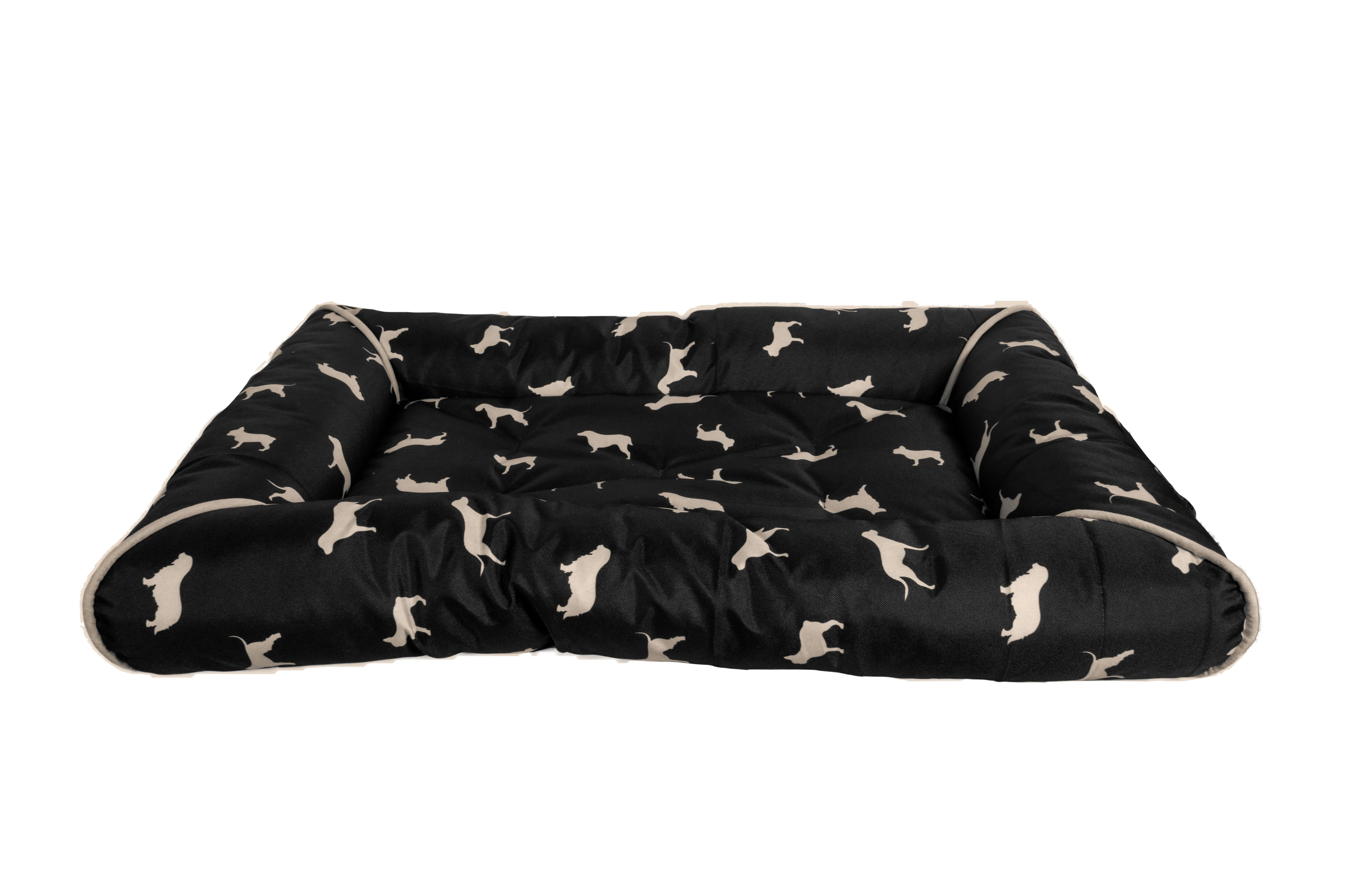 Dream Paws Water Resistant Canvas Dog Print Mattress