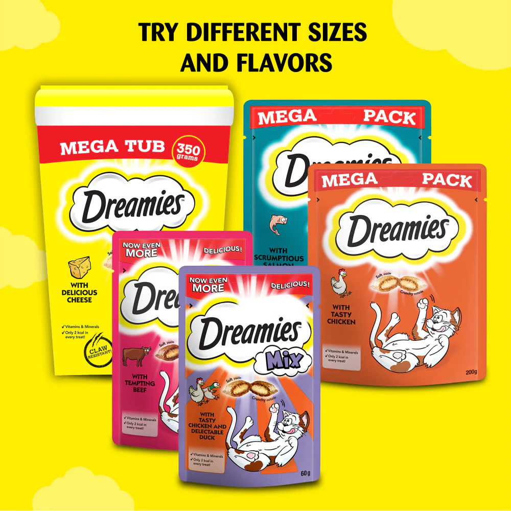 Dreamies Cat Treat Biscuits with Cheese Mega Pack - Image 4