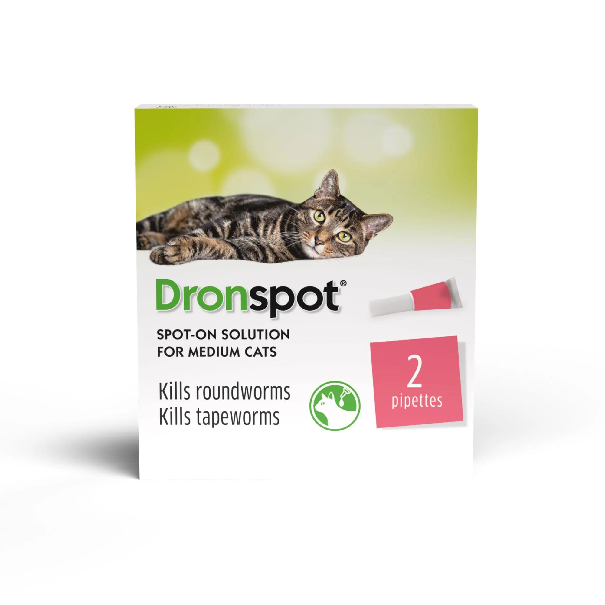 Dronspot Spot On Worming Solution for Medium Cats (2.5-5kg) - Image 2