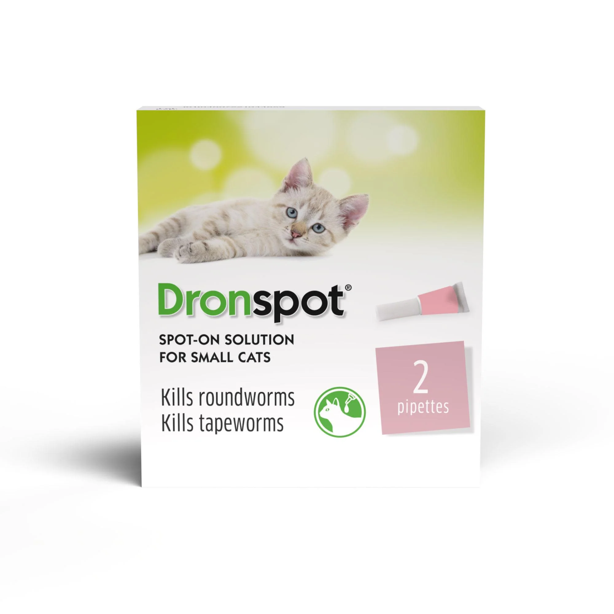 Dronspot Spot On Worming Solution for Small Cats (0.5-2.5kg) - Image 2