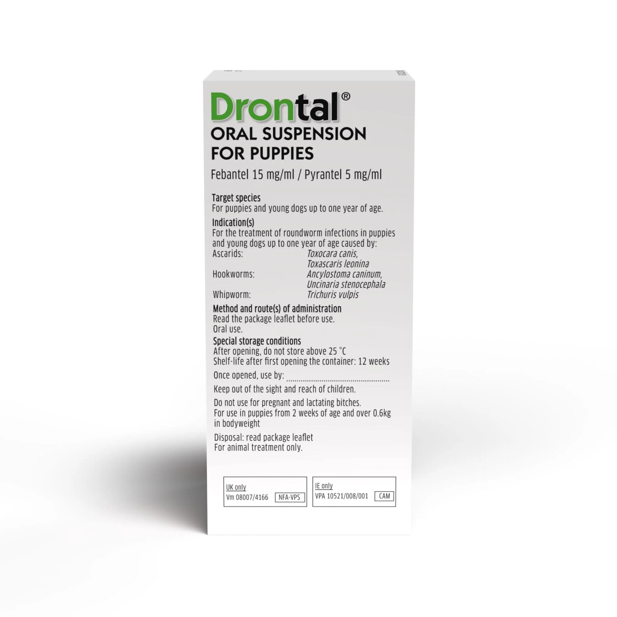 Drontal Puppies Oral Worming Suspension - Image 2