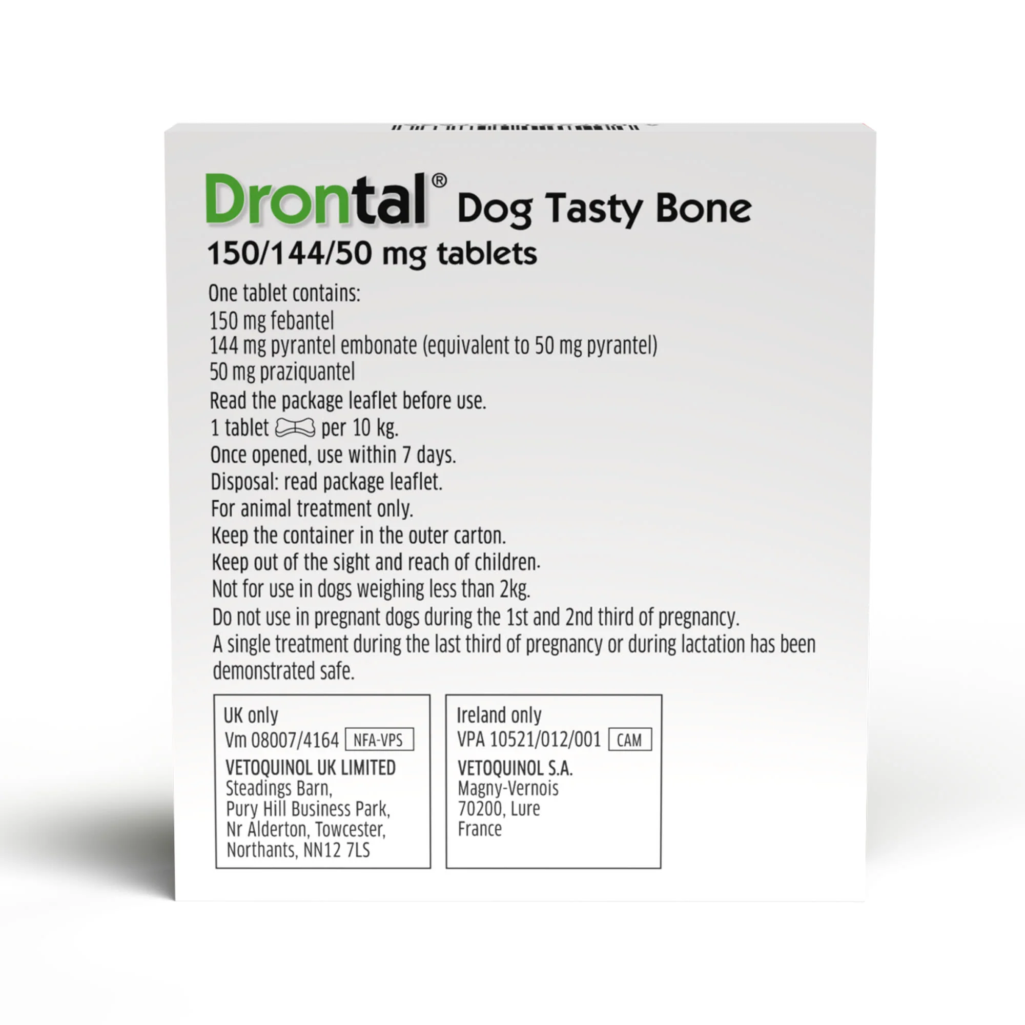 Drontal Tasty Bone Wormer Tablets Small/Medium Dog - Image 5