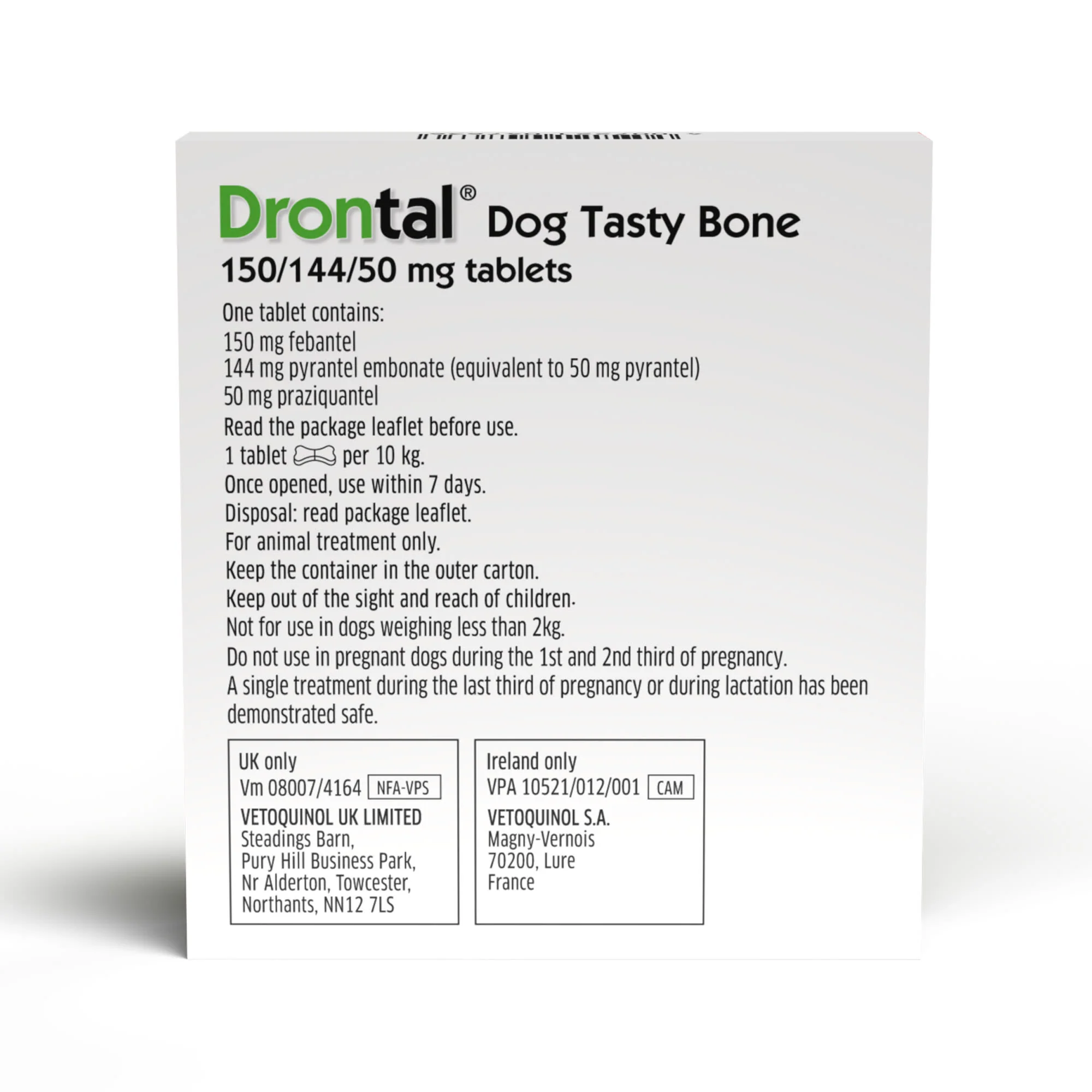 Drontal Tasty Bone Wormer Tablets Small/Medium Dog - Image 6