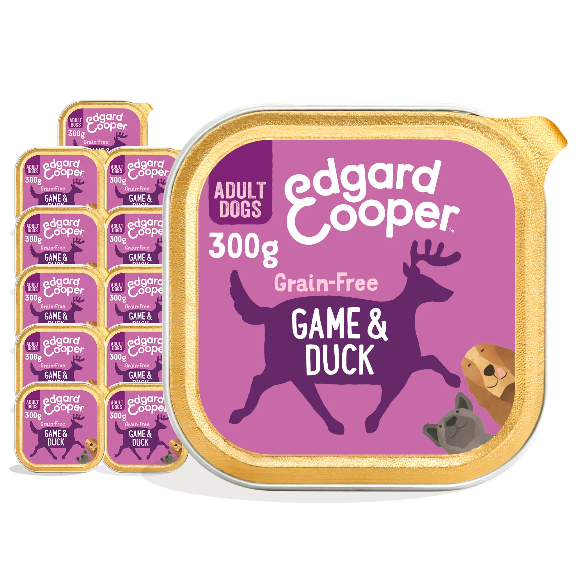 Edgard Cooper Grain Free Adult Game & Duck Wet Dog Food - Image 2