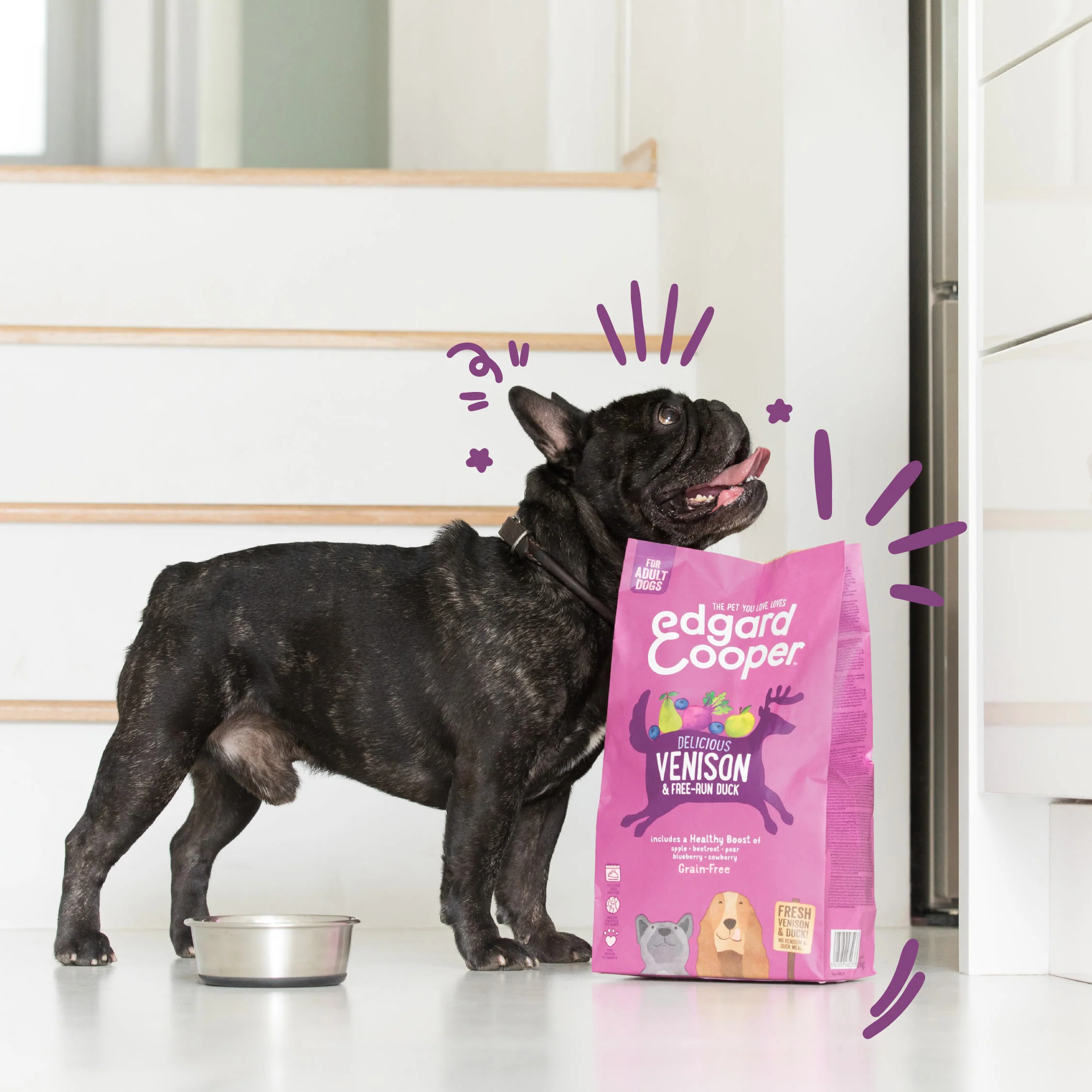 Edgard Cooper Grain Free Adult Venison & Duck Dry Dog Food - Image 2