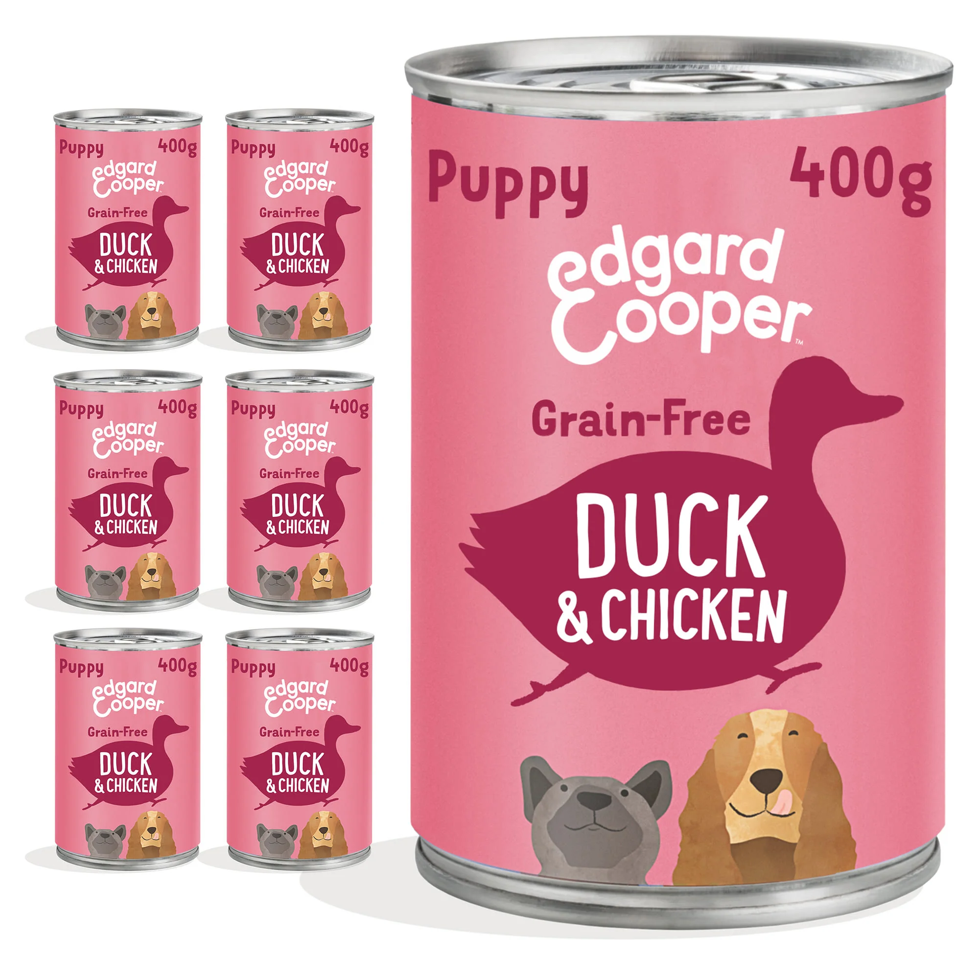 Edgard Cooper Grain Free Puppy Duck & Chicken Wet Dog Food - Image 2