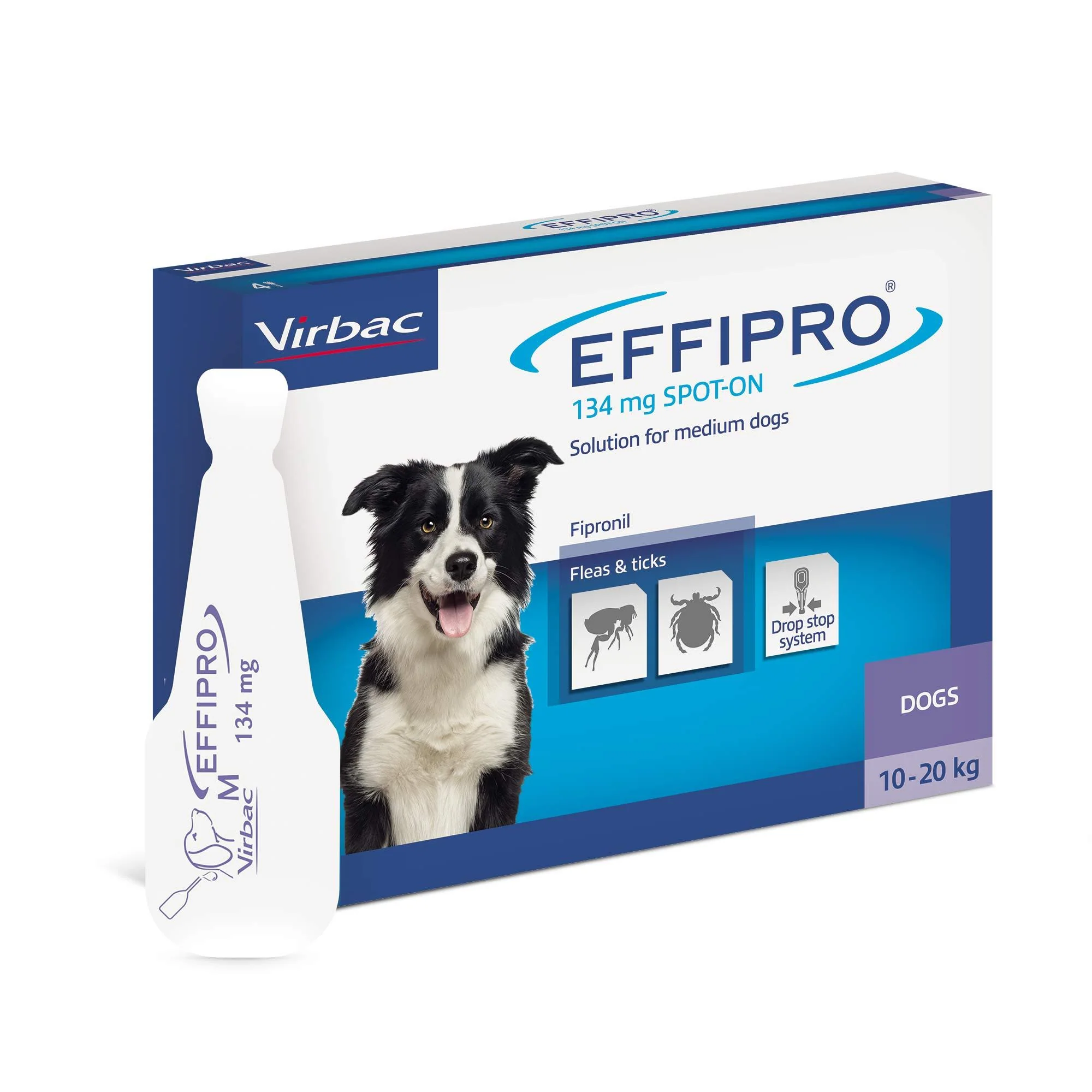 Effipro Spot-On Flea & Tick Treatment for Medium Dogs (10-20kg) - Image 3