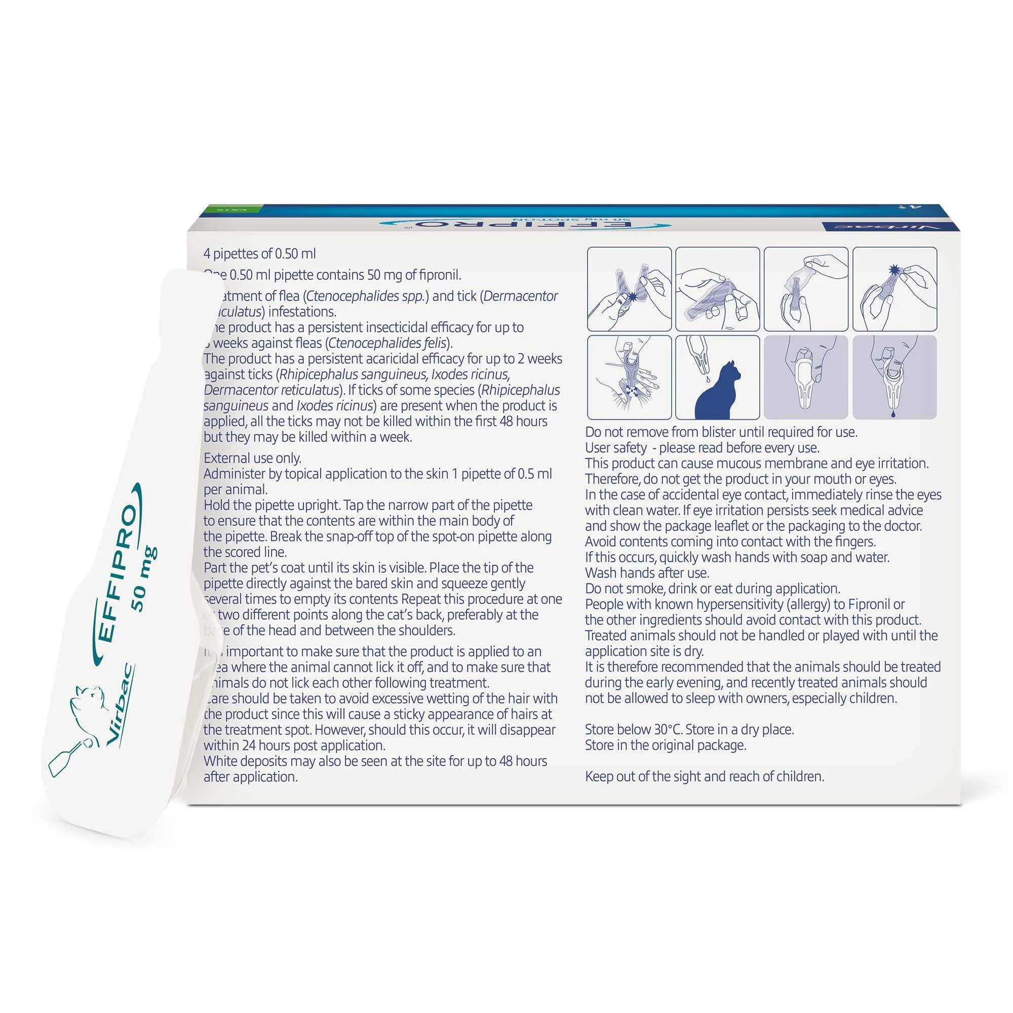 Effipro Spot On Flea Treatment for Cats - Image 2