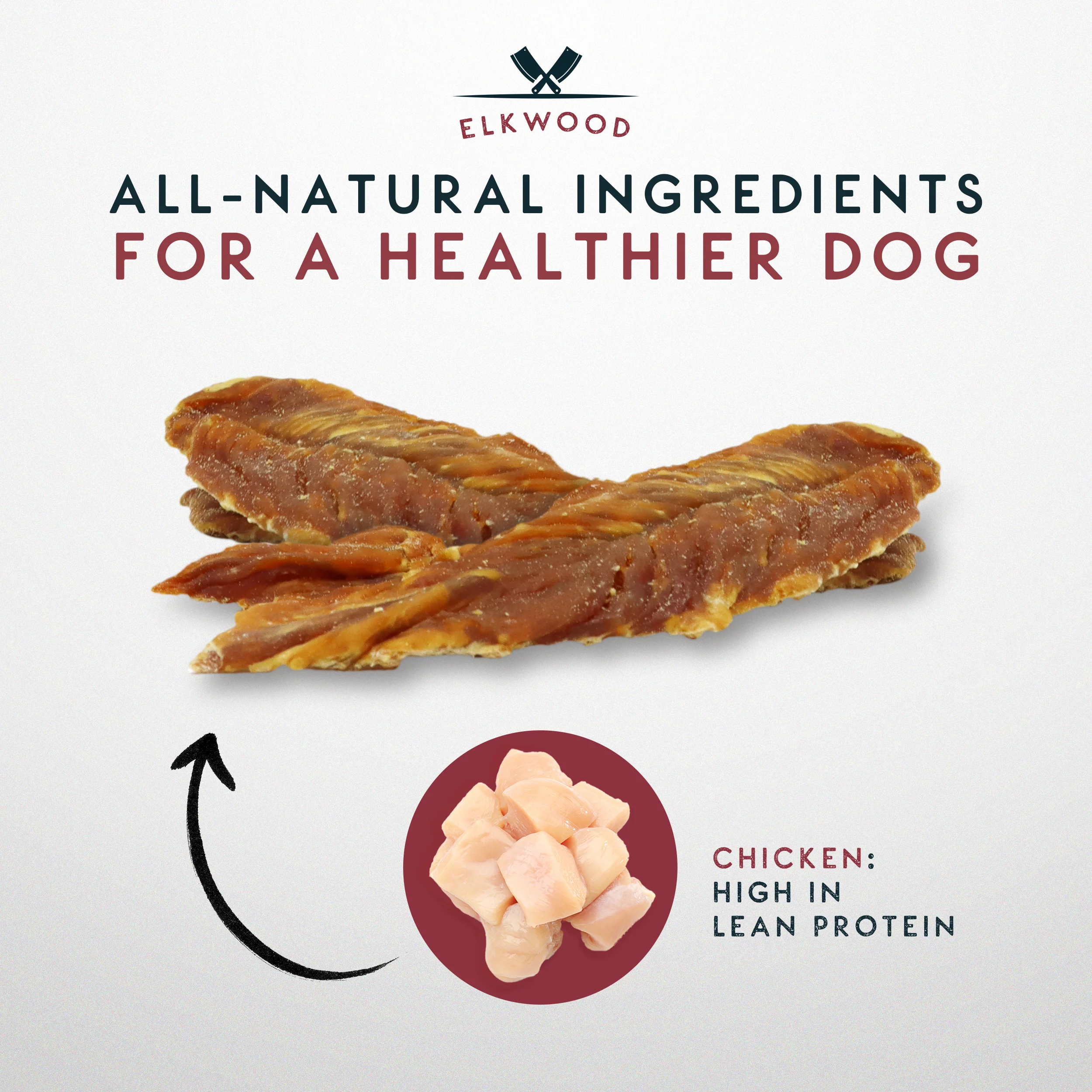 Elkwood 100% Real Chicken Jerky Strips | 70g - Image 4