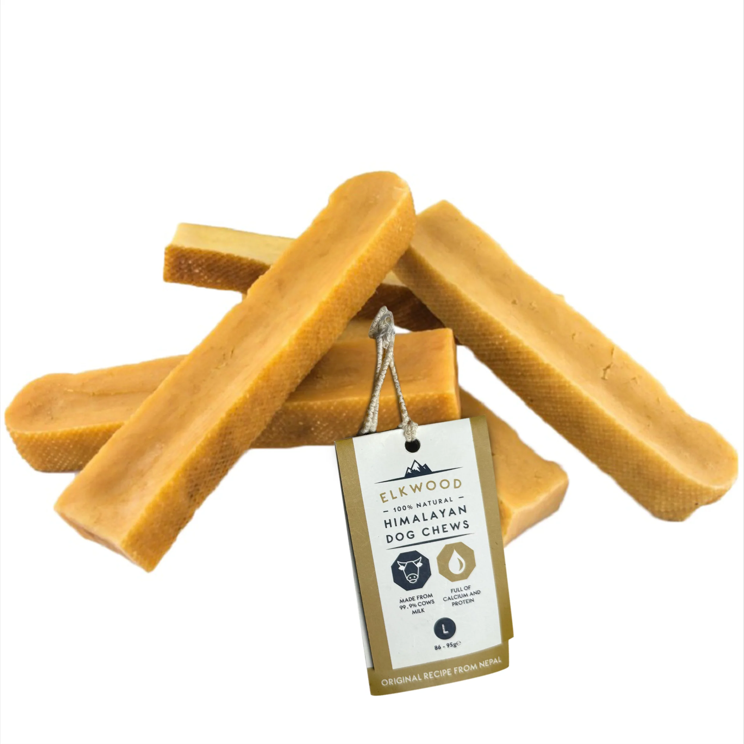 Elkwood 100% Himalayan Yak Cheese Dog Chew | Large