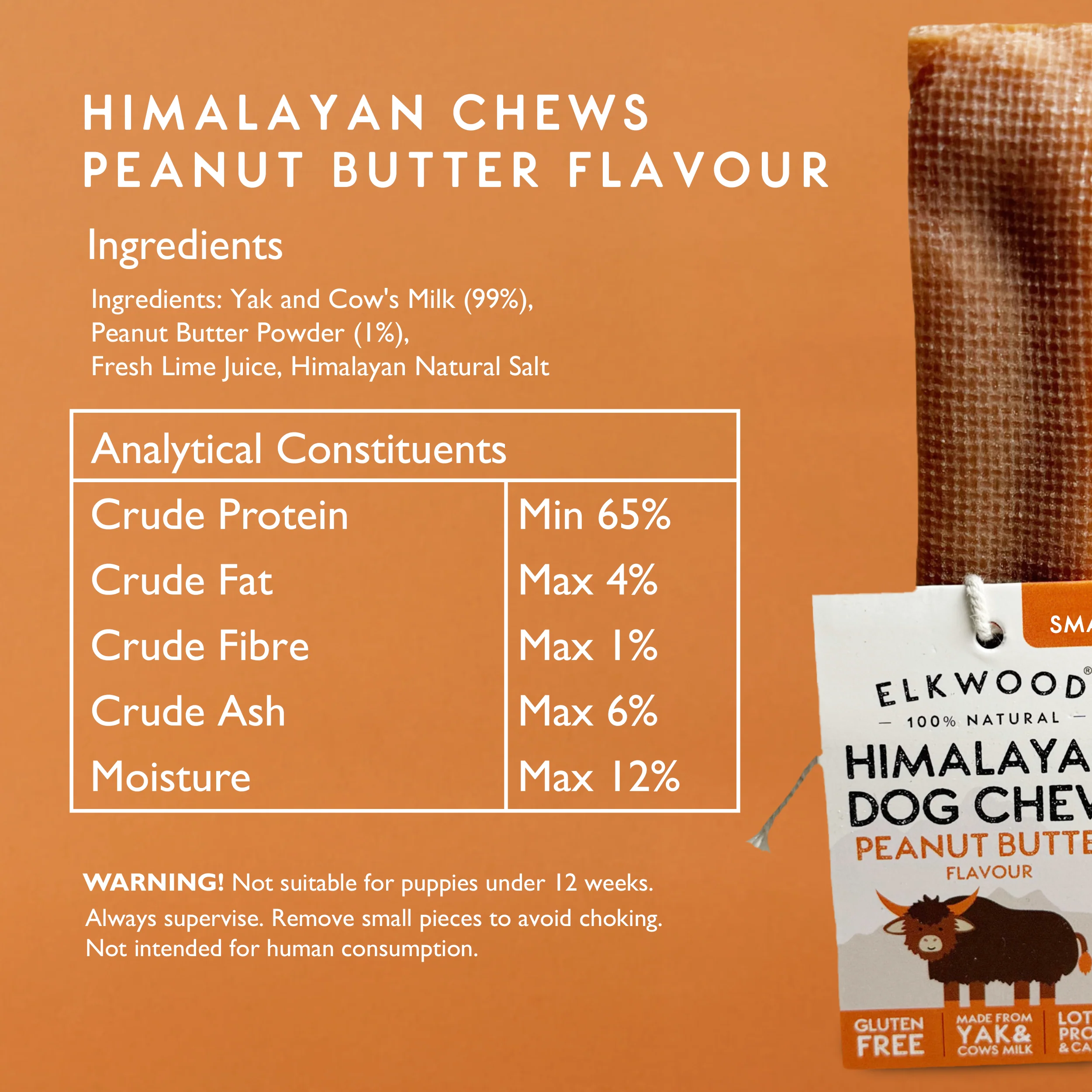 Elkwood Himalayan Peanut Butter Dog Chew – Small - Image 7