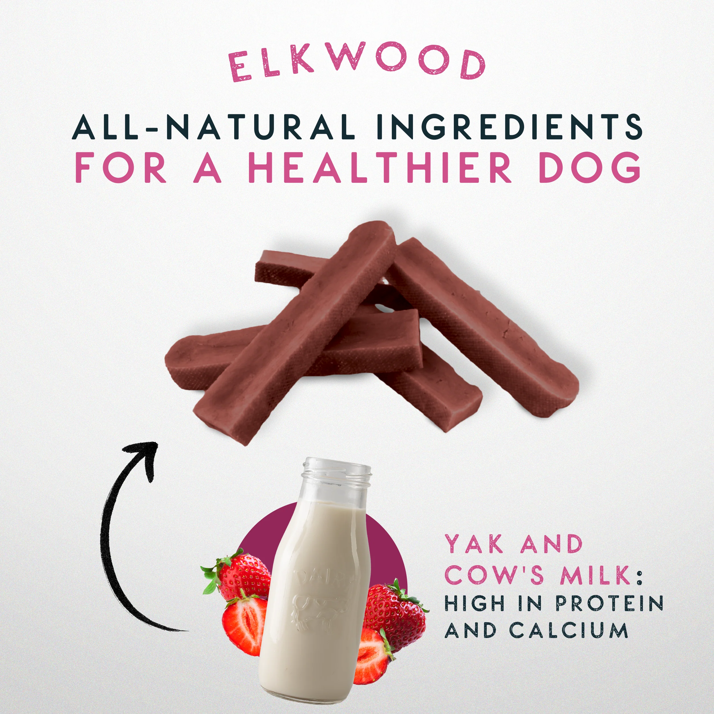 Elkwood Himalayan Strawberry Dog Chew – Small - Image 4