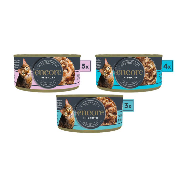Encore Adult Wet Cat Food - Fish Selection in Jelly - Image 3
