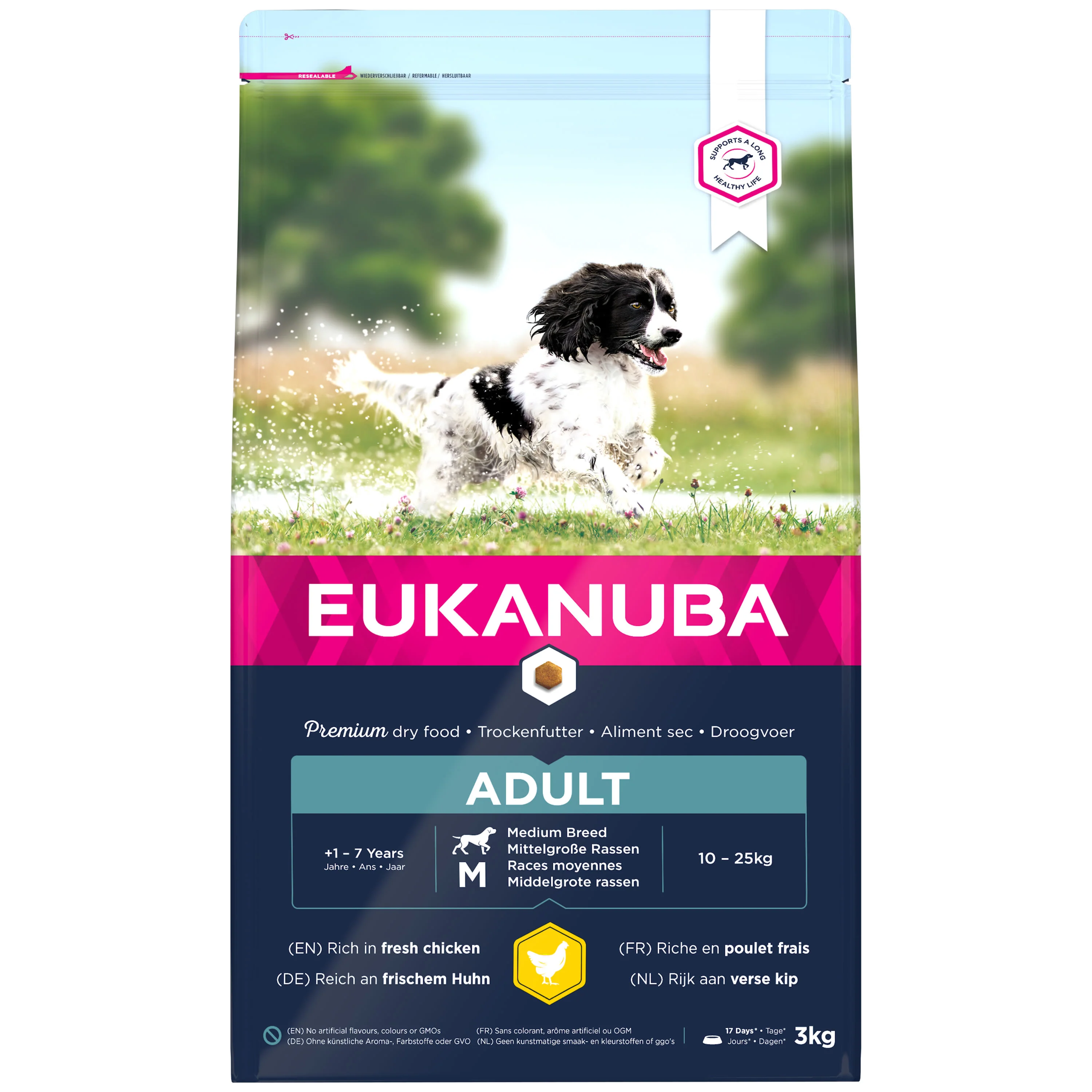 Eukanuba Adult Medium Breed Dry Dog Food - Chicken - Image 3