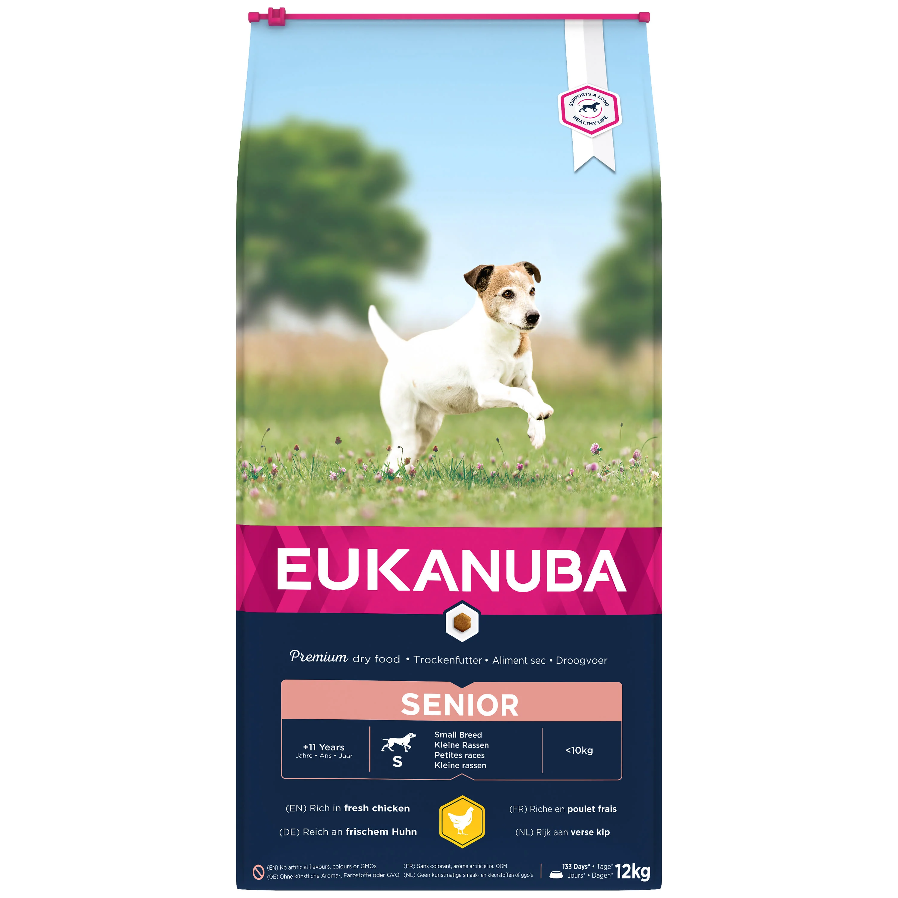 Eukanuba Caring Senior Small Breed Dry Dog Food - Chicken - Image 2