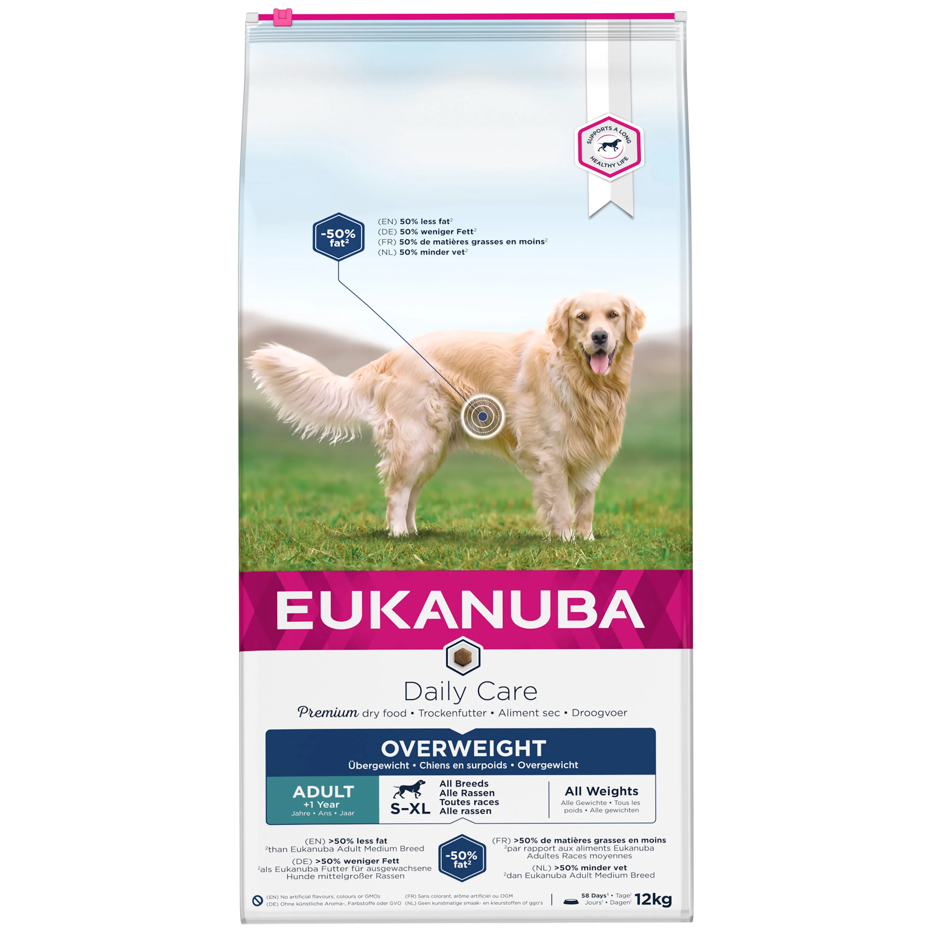 Eukanuba Daily Care Adult Overweight Dry Dog Food - Chicken - Image 2