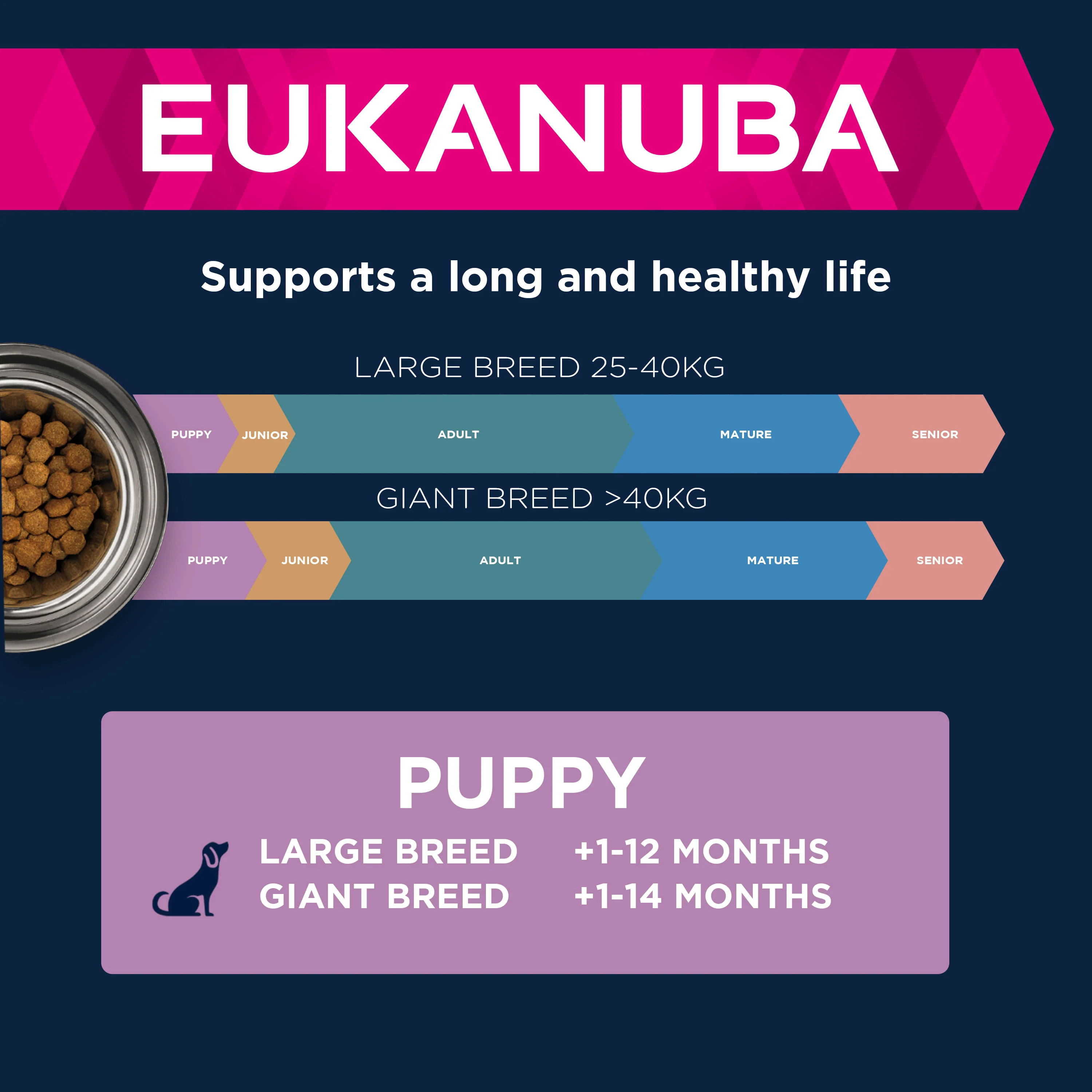 Eukanuba Growing Puppy Large Breed Dry Dog Food - Chicken - Image 7